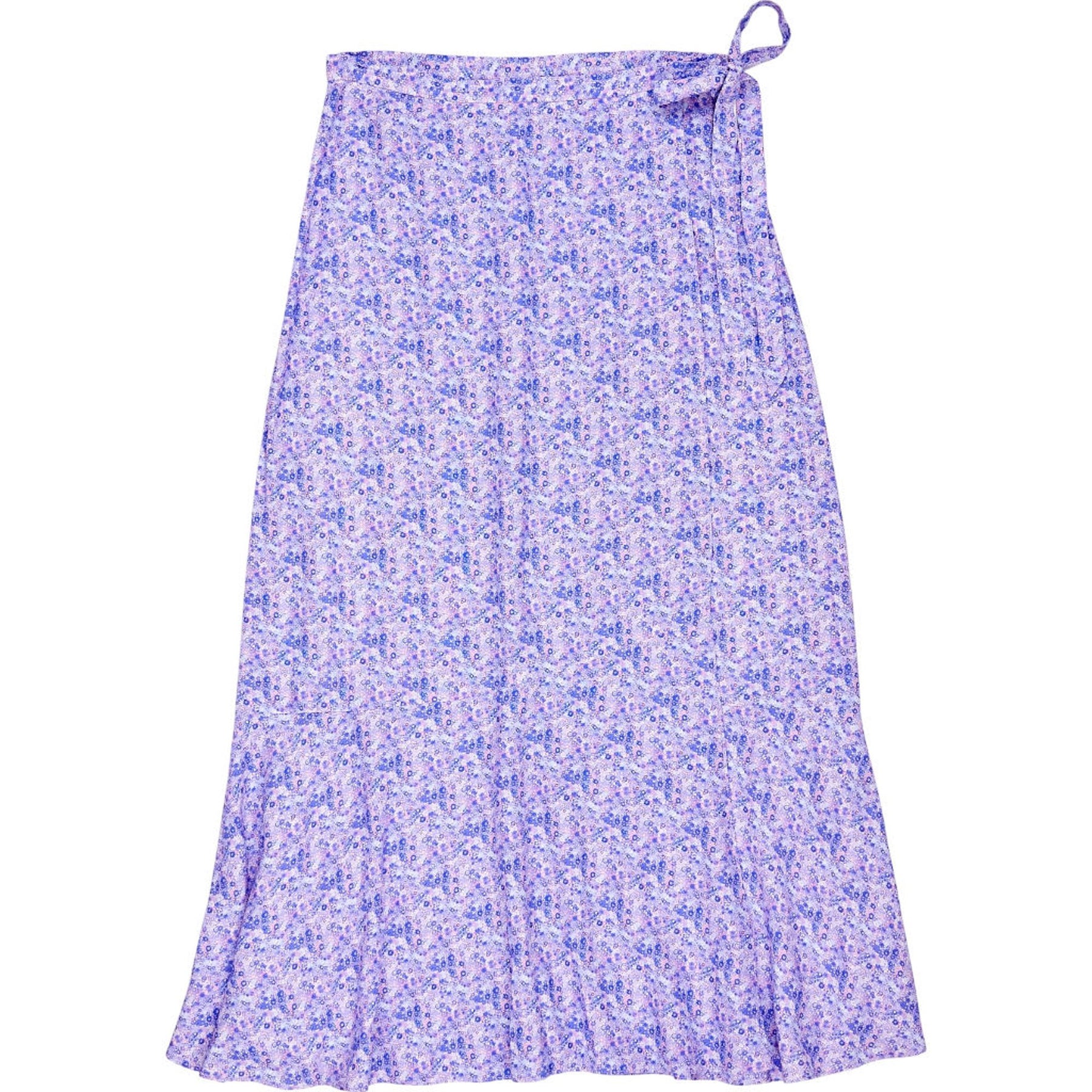 Omnes Purple Floral Midi Skirt