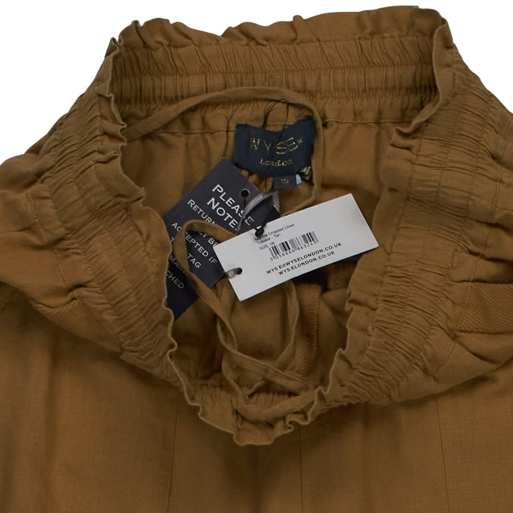 Wyse Brown Linen Trousers