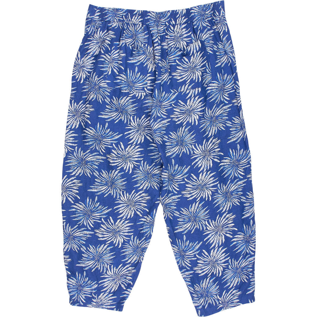 Seasalt Cornwall Blue Floral Linen Trousers