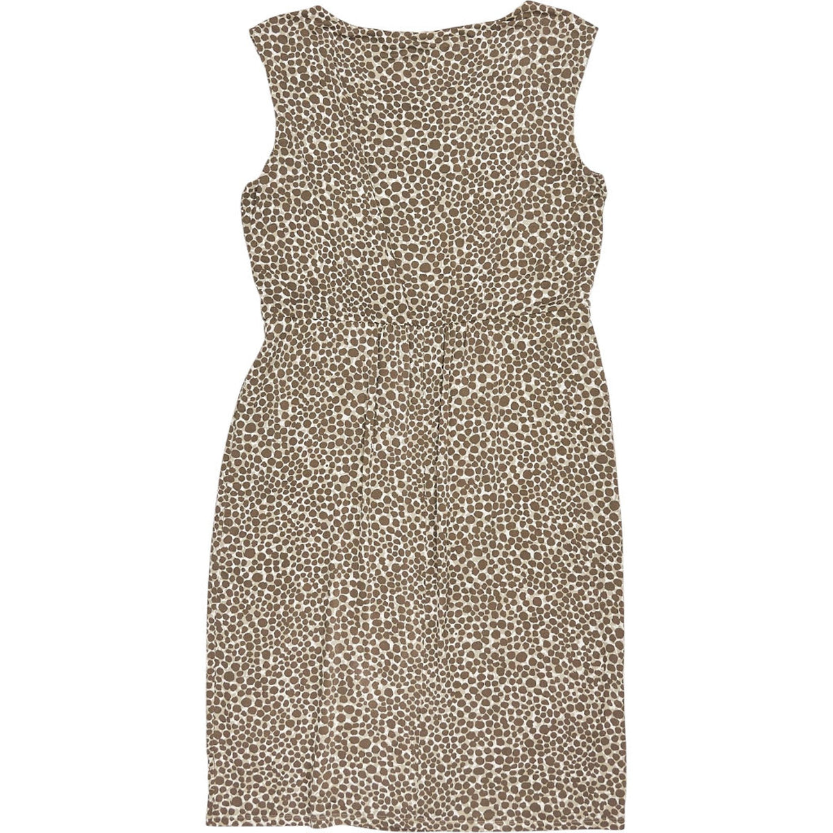 MaxMara Brown Spotted Sleeveless Dress