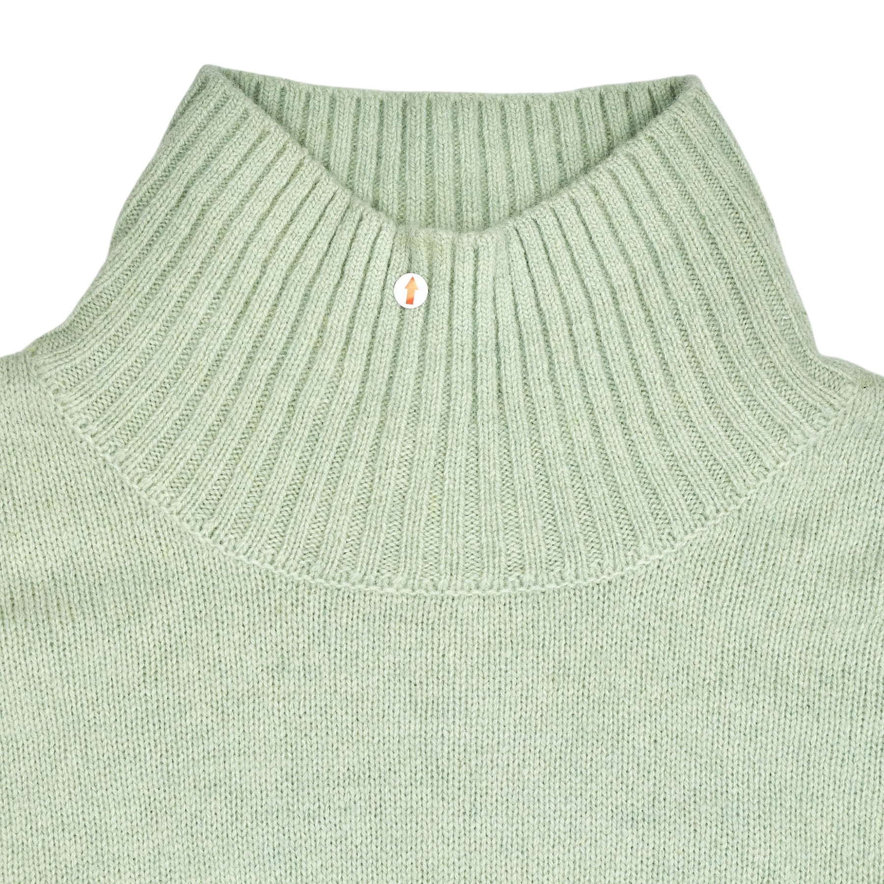 OMNES Mint Green Turtleneck Jumper