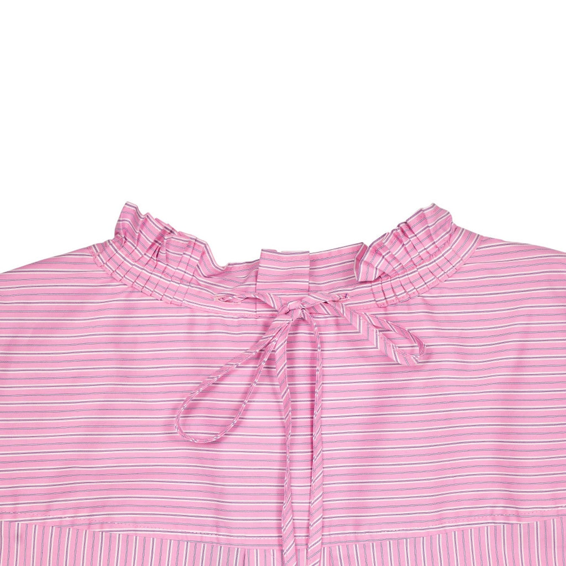 Wyse Pink Ivory Stripe Odette Blouse