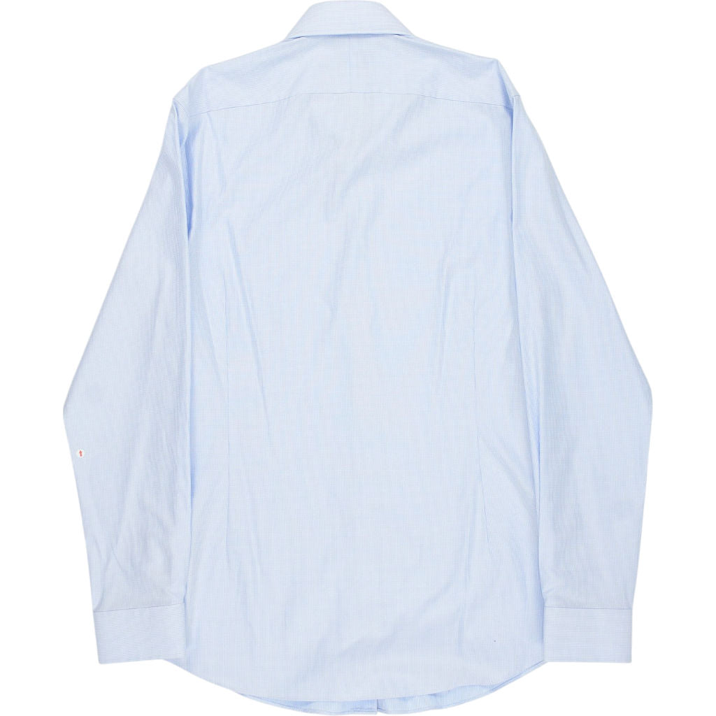 Moss Blue Slim Fit Shirt 15½