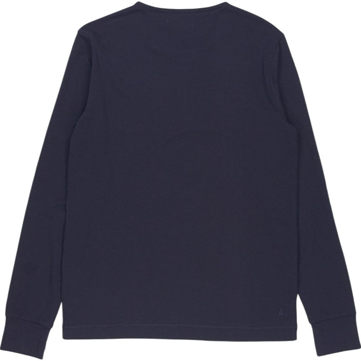 Hamilton + Hare Navy Henley Long Sleeve Top