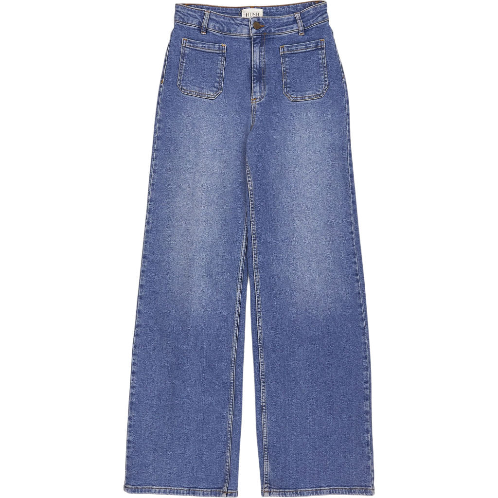 Hush Blue Rowan Flared Jeans