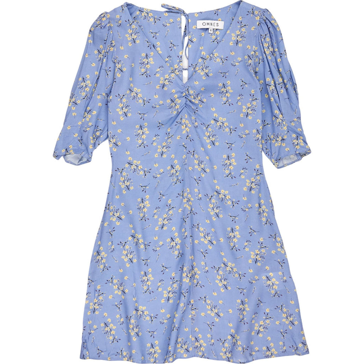 OMNES Blue Floral Dress