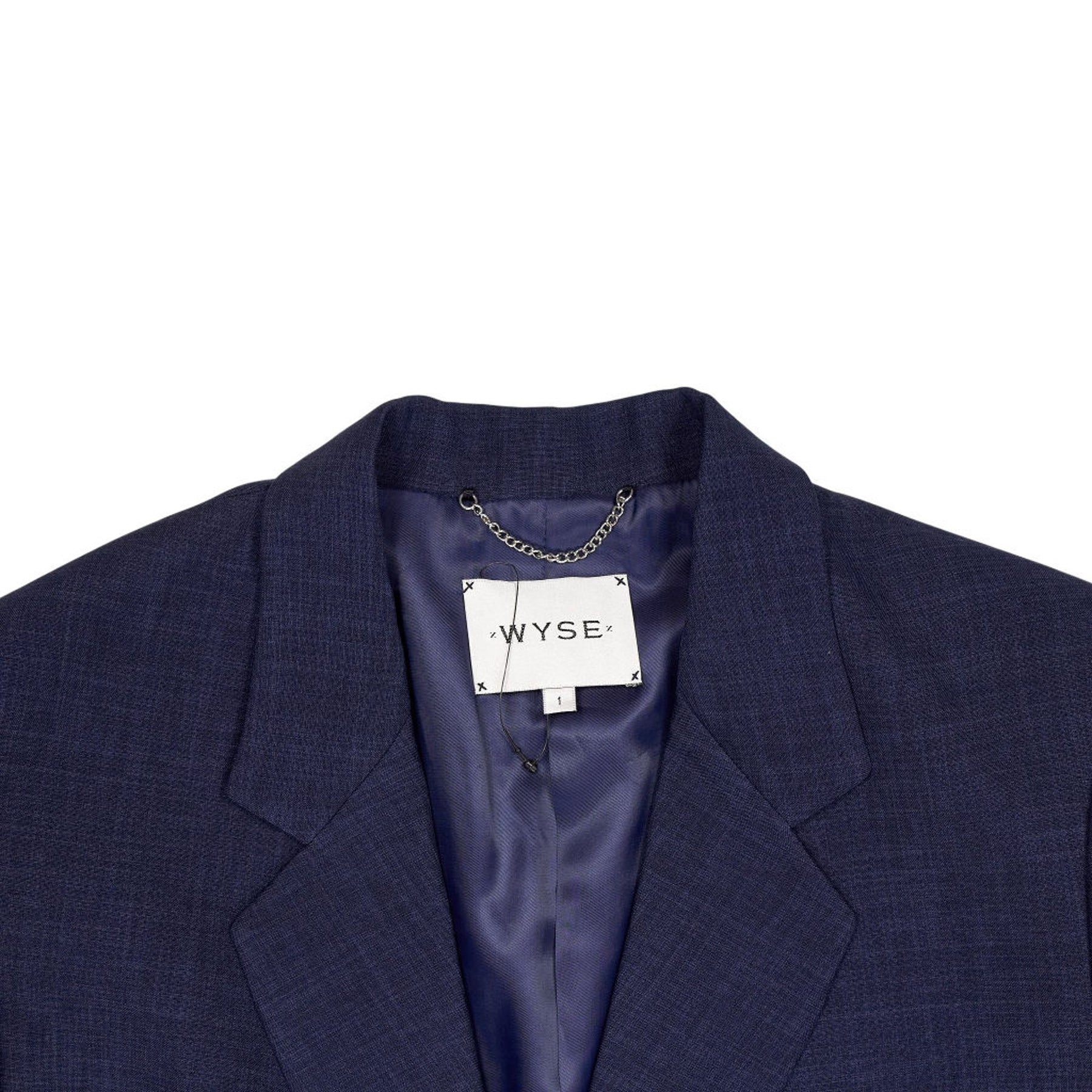 Wyse Navy Single Breasted Blazer