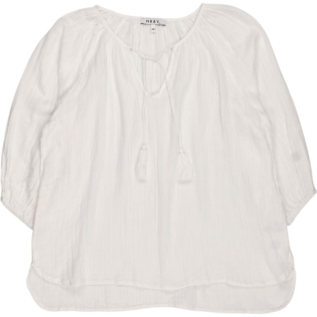 NRBY White Cotton Blouse