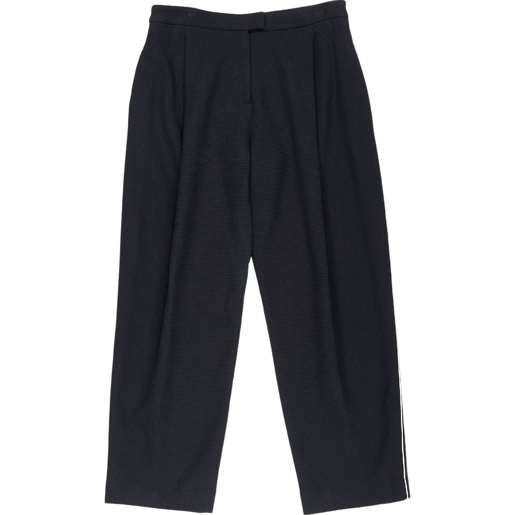 Mother of Pearl Black Textured Trousers