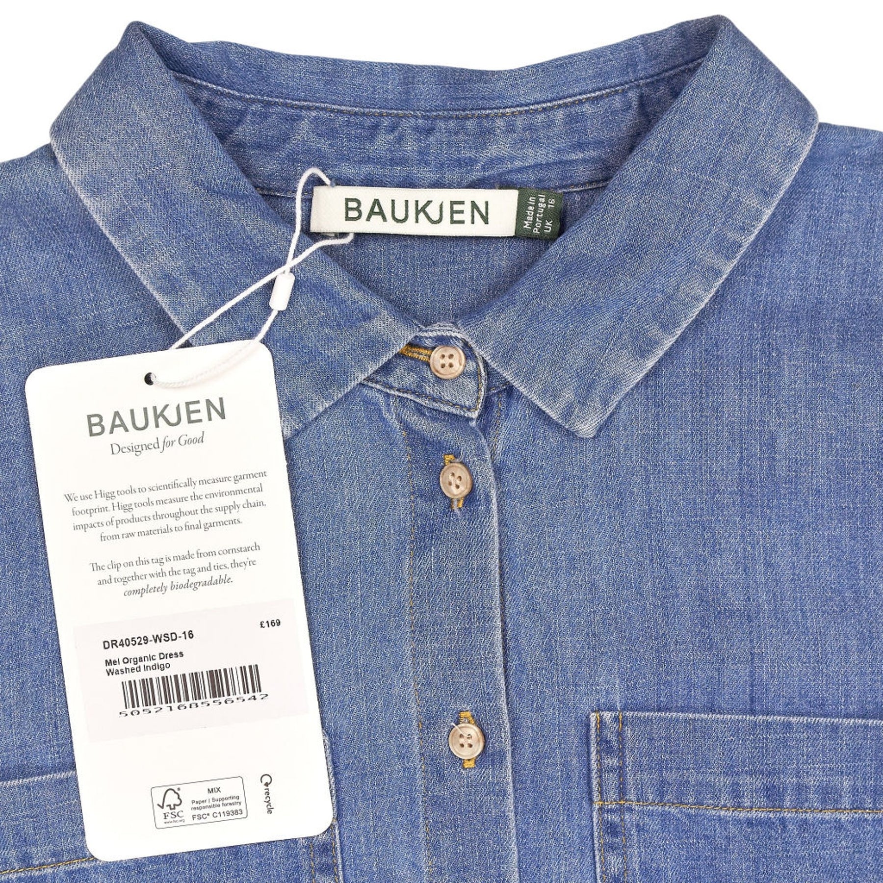 Baukjen Blue Mel Organic Dress