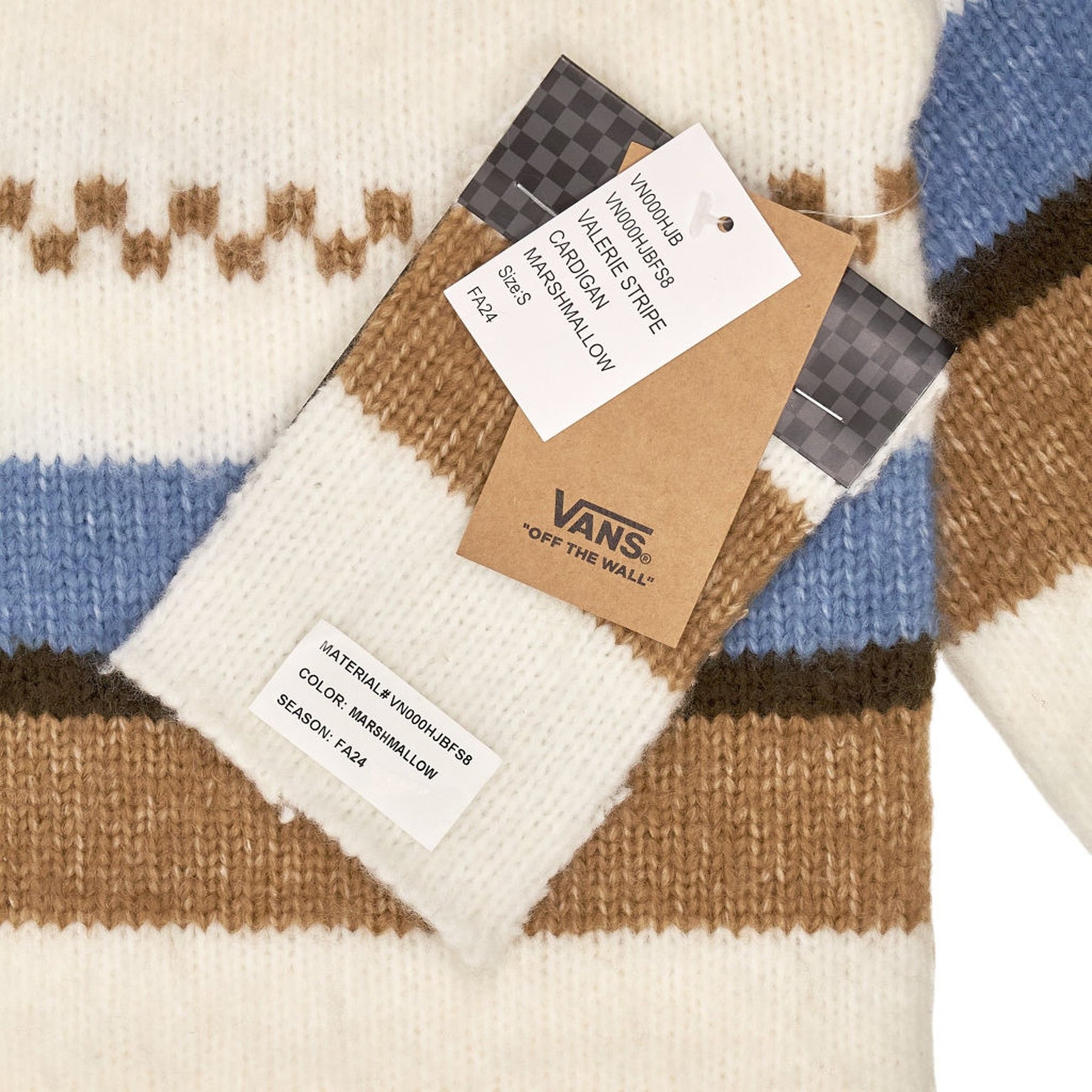 Vans Marshmallow Valeria Stripe Cardigan