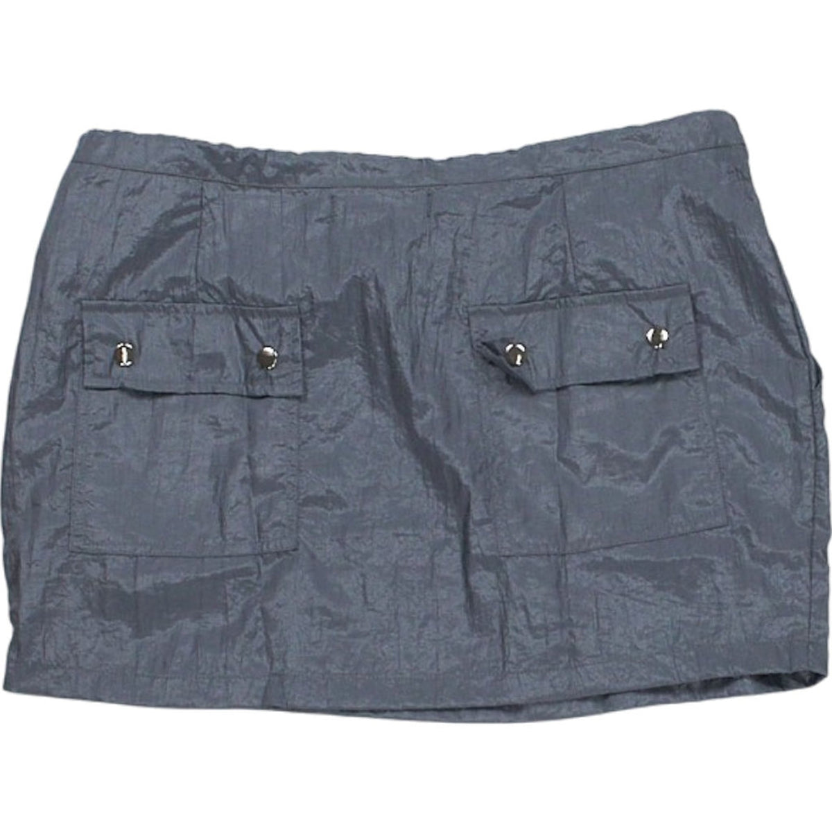 Motel Silver Xenpy Micromini Skirt