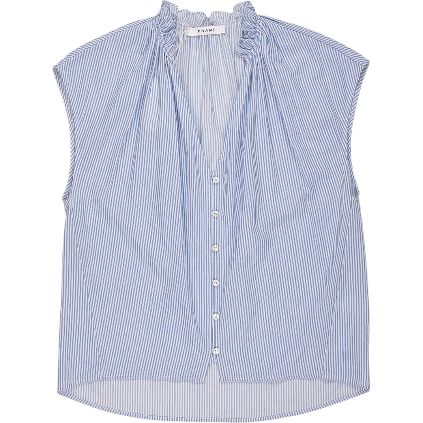 Frame Blue Stripe Newport Top
