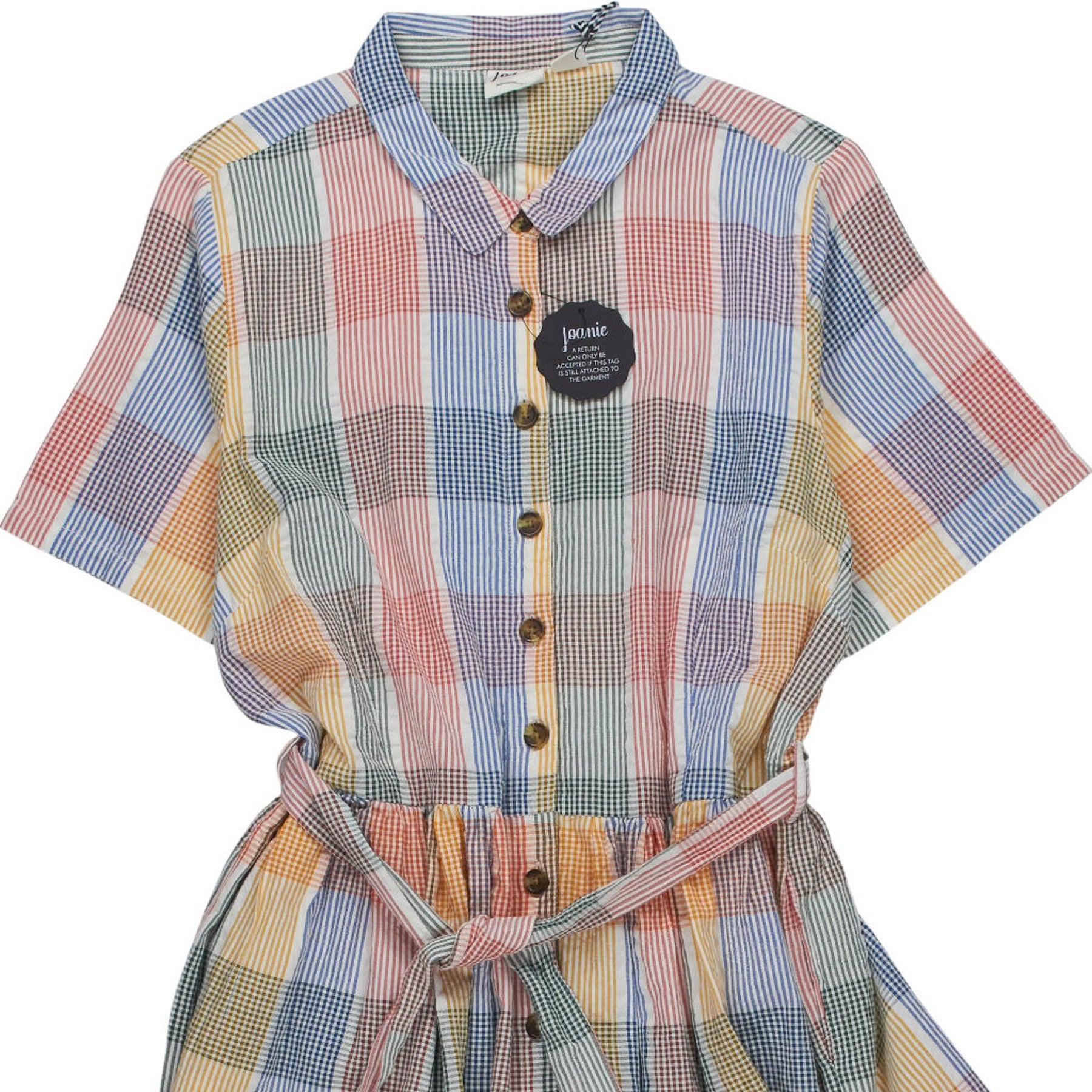 Joanie Multicoloured Louise Check Dress
