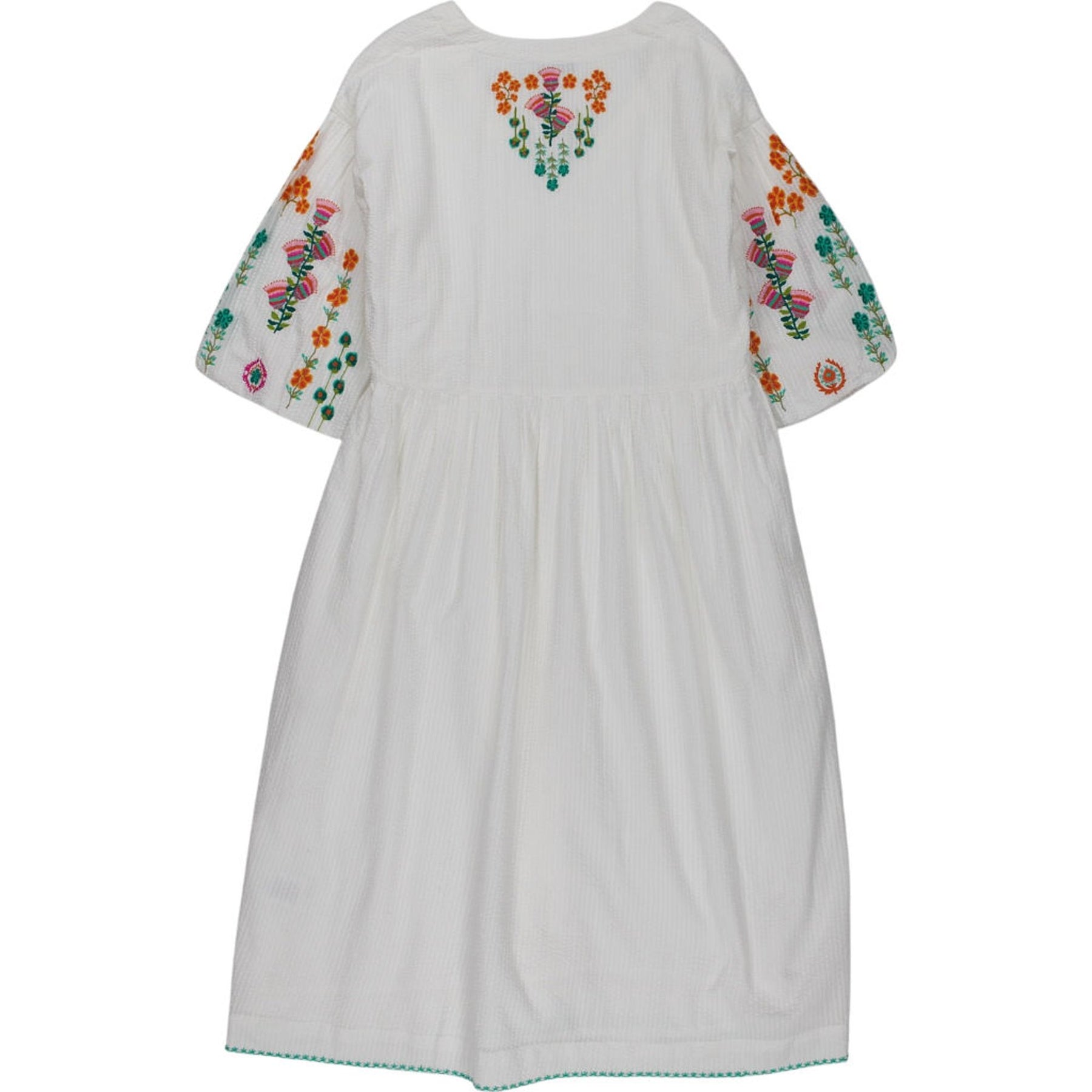 NRBY White Embroidered Dress