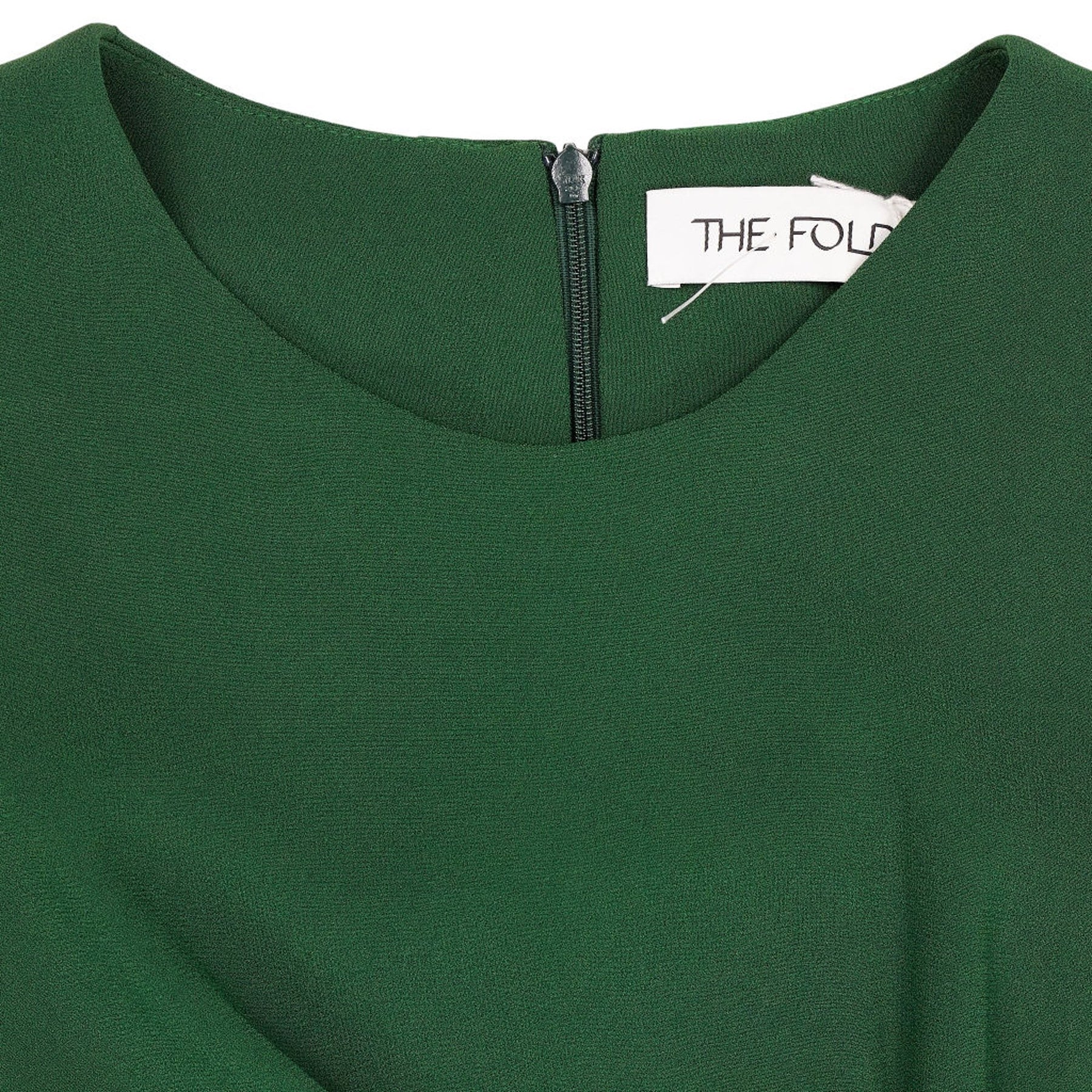 The Fold Green Dulwich Midi Dress