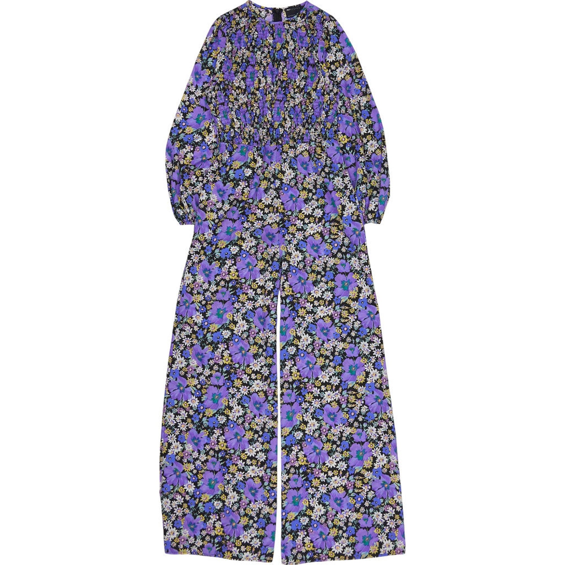 ASOS Design Purple Floral Jumpsuit