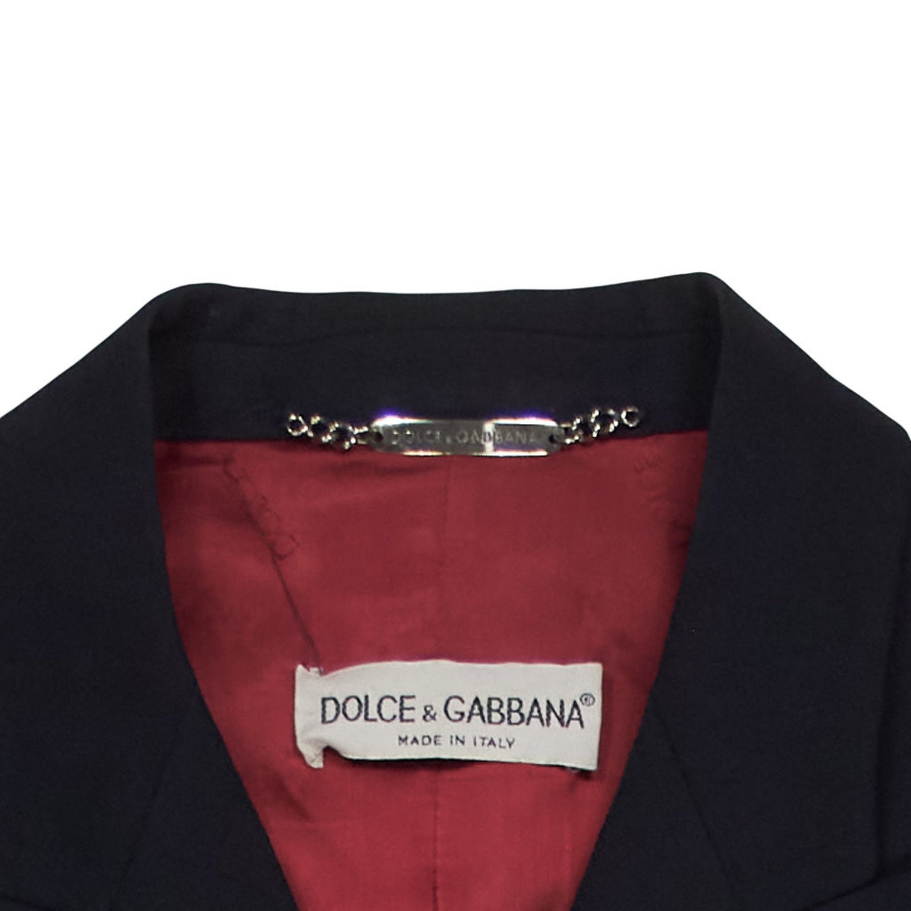 Dolce & Gabbana Black Virgin Wool Coat