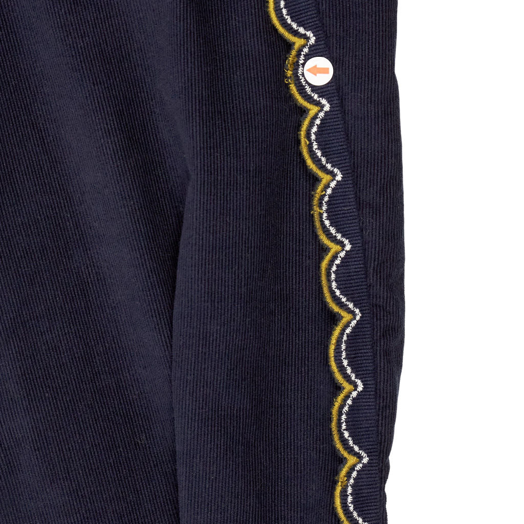 Wyse Navy Sara Cord Dress UK 8