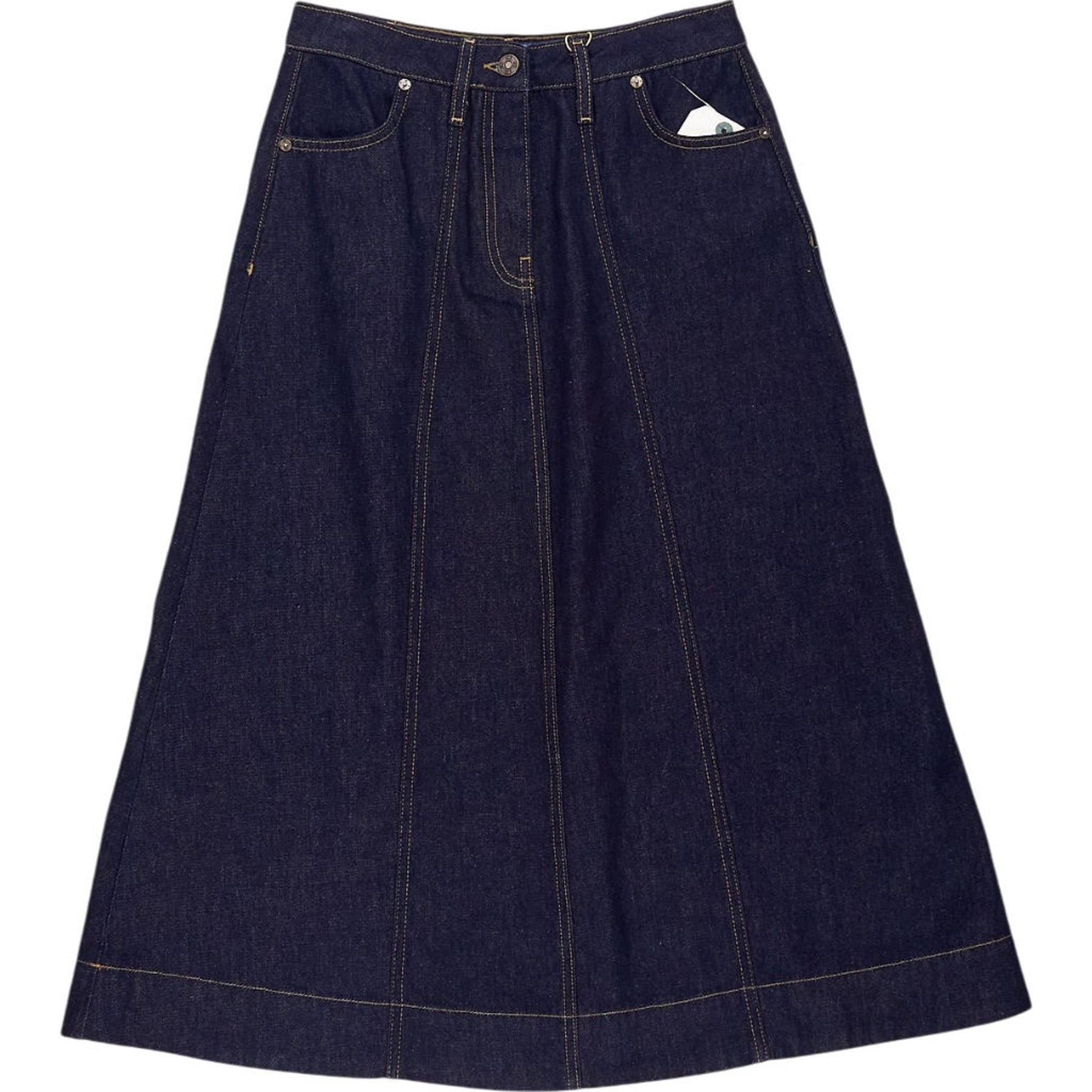 Moseley Road Blue Iris Denim Skirt