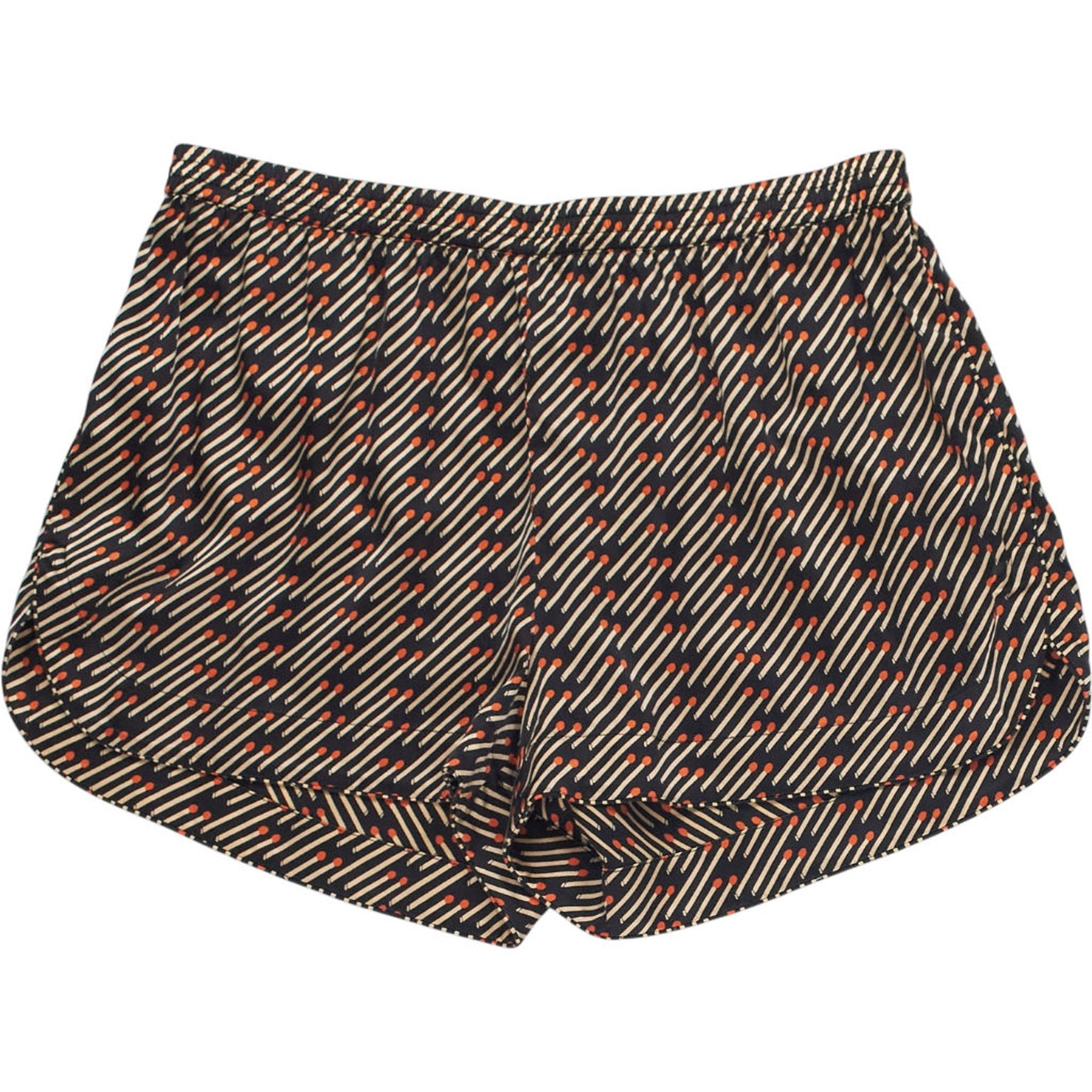 Stella McCartney Black Patterned PJ Shorts Set