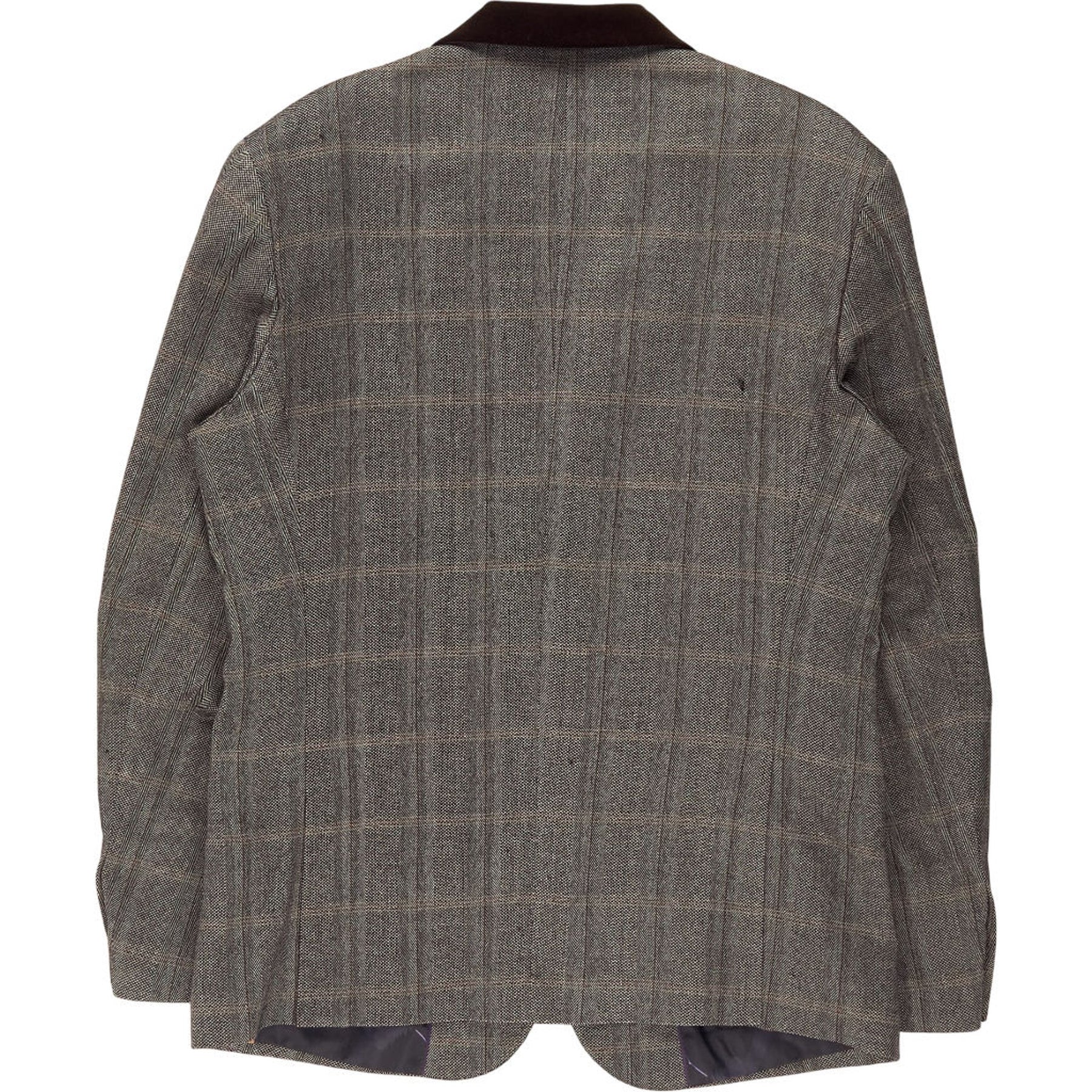 Cavani Brown Check Suit