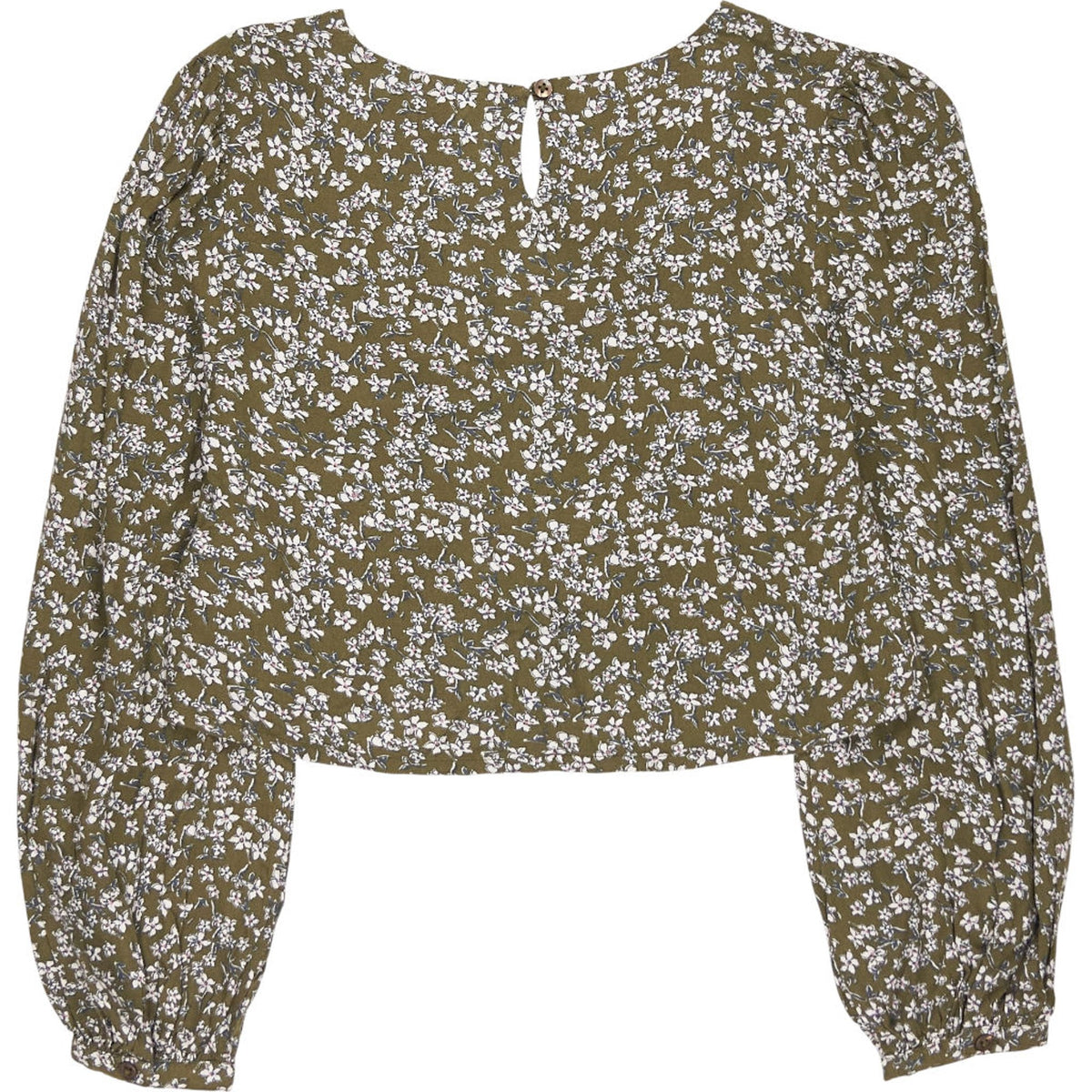 John Lewis Green Floral Blouse