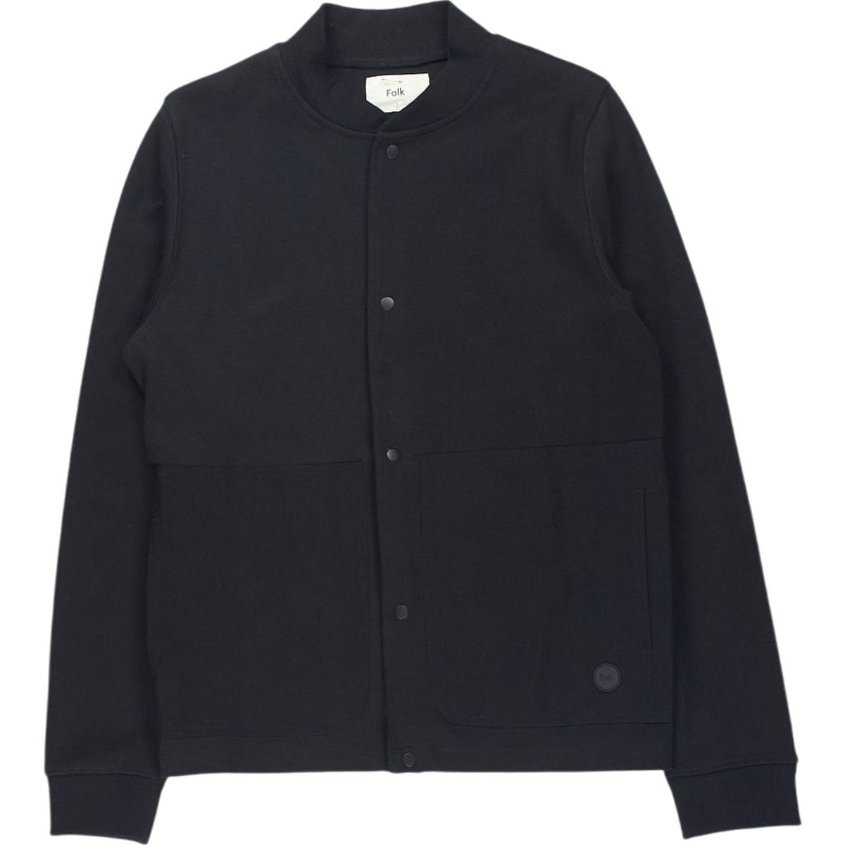 Folk Black Bomber Jacket