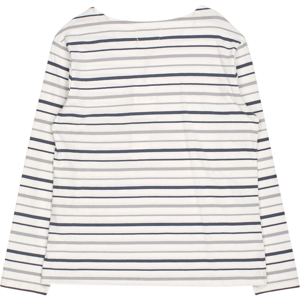 Seasalt Cornwall White Stripe Sailor Shirt