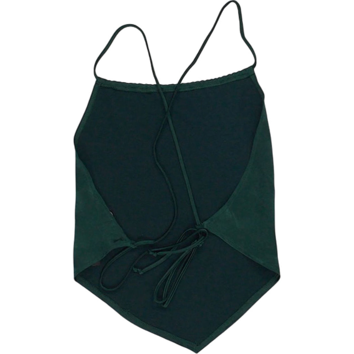 Motel Green Satin Spence Top