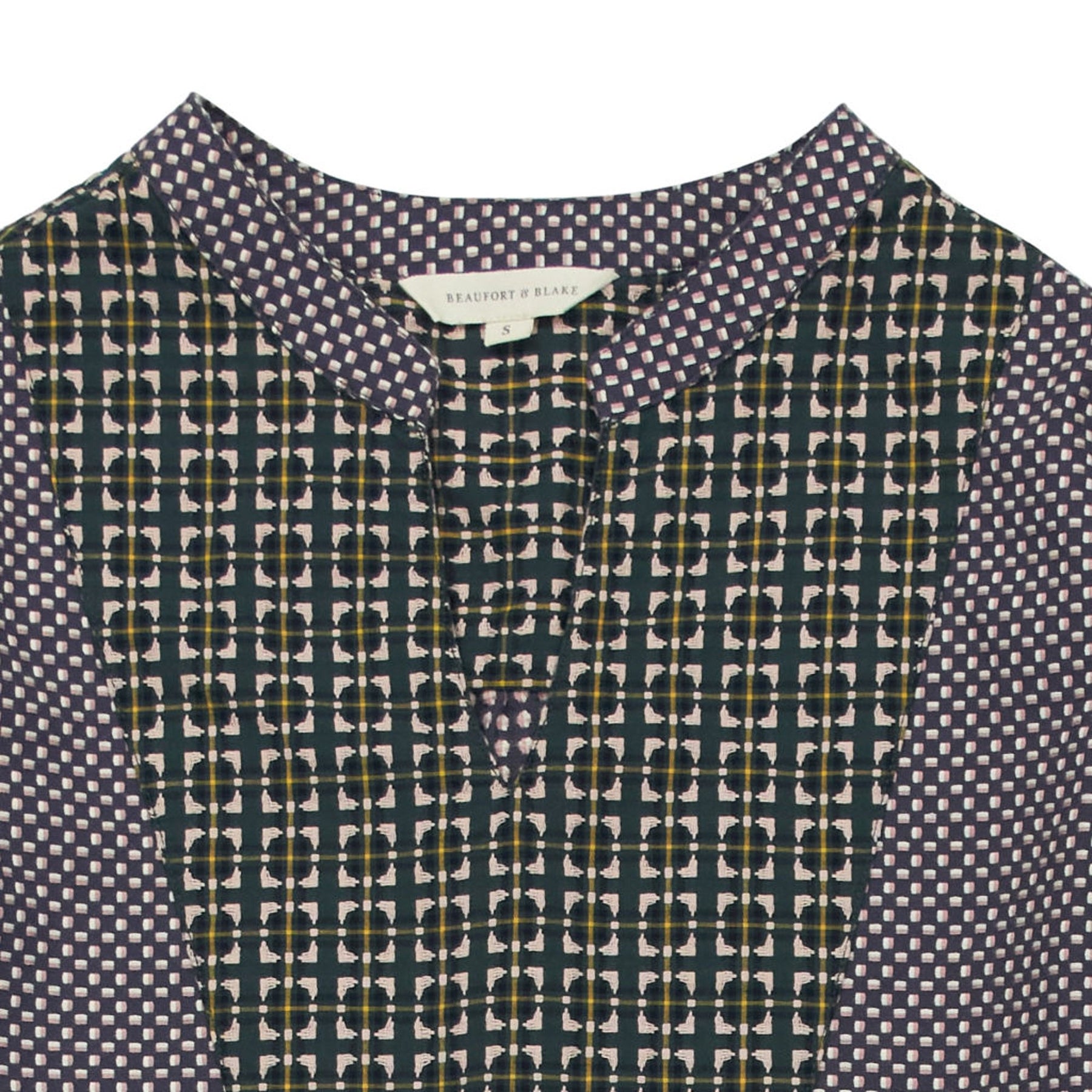Beaufort & Blake Geometric Print Blouse