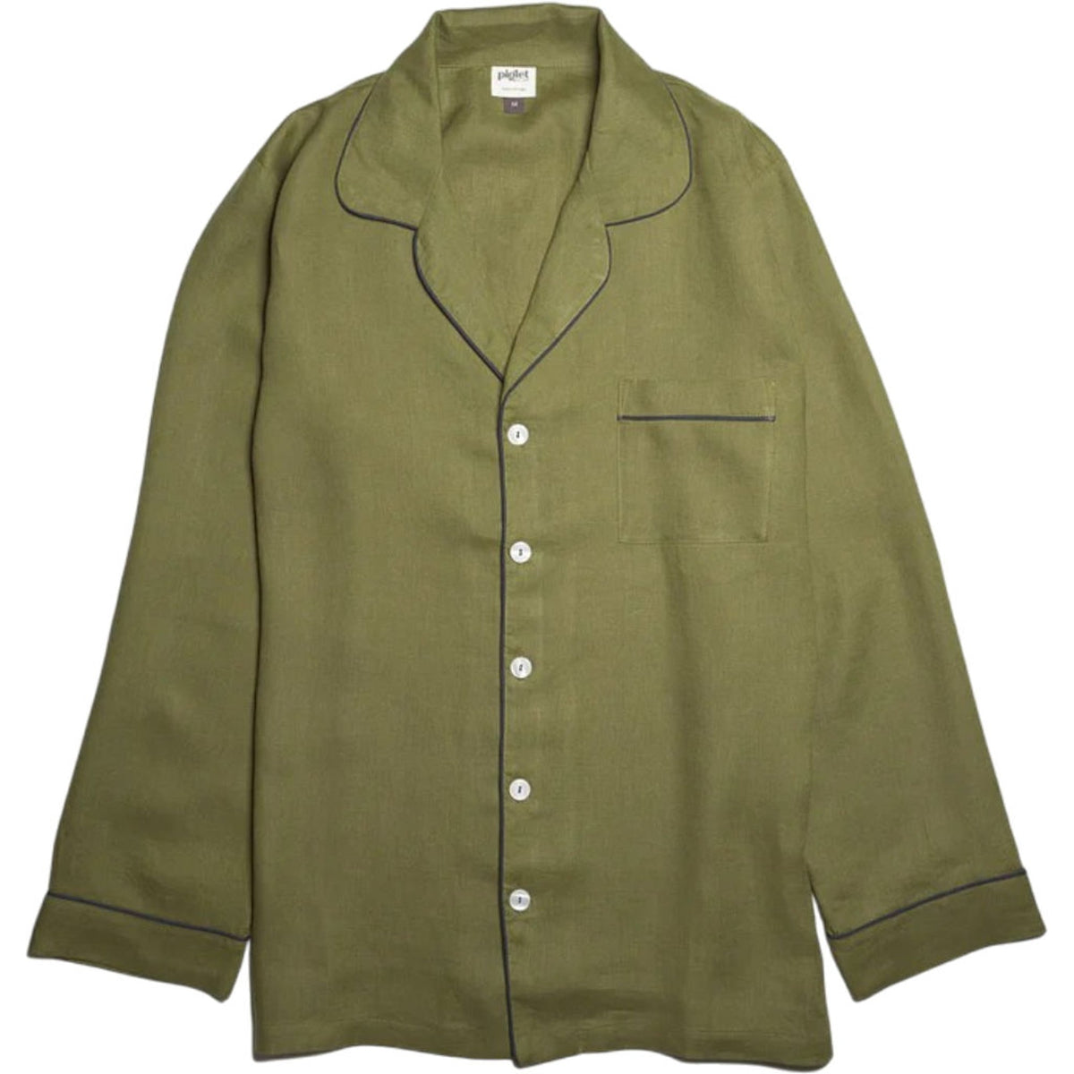 Piglet in Bed Moss Pyjama Shirt