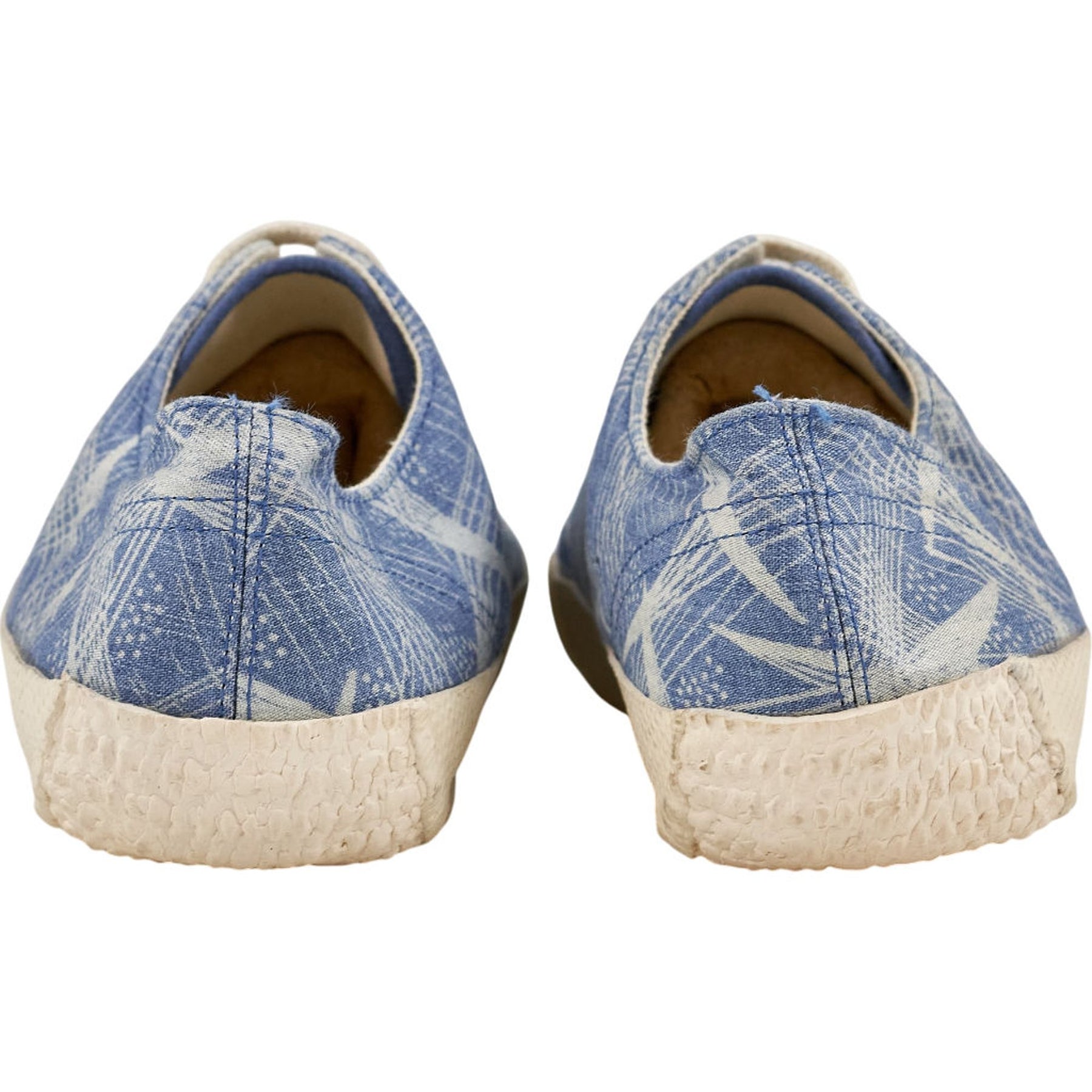 YMC Blue Patterned Trainers