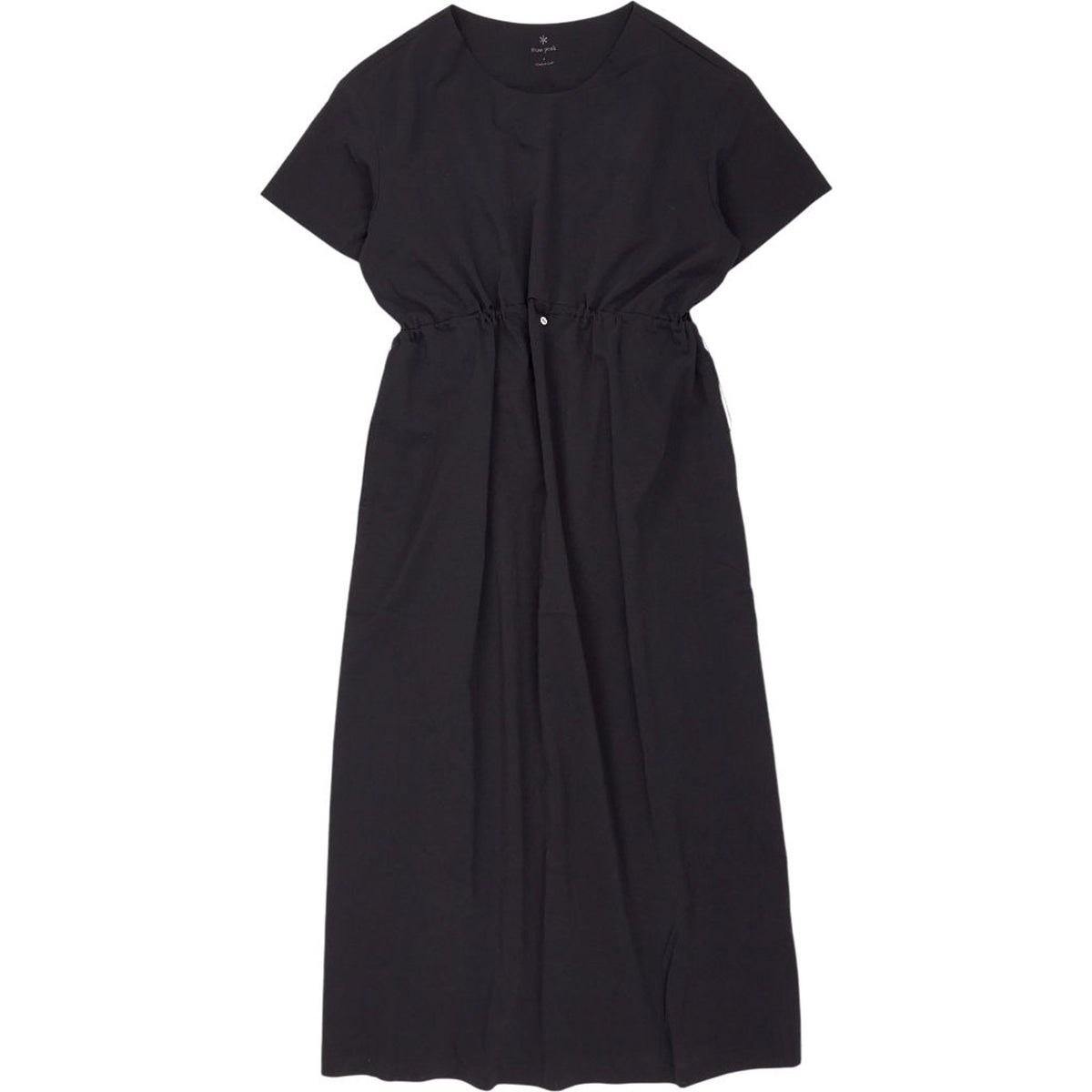 Snow Peak Black Drawstring Dress