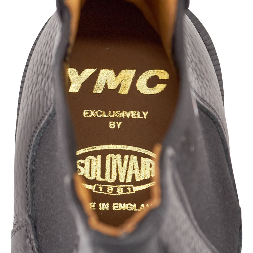 YMC Black Softy Grain Dealer Boots UK 7