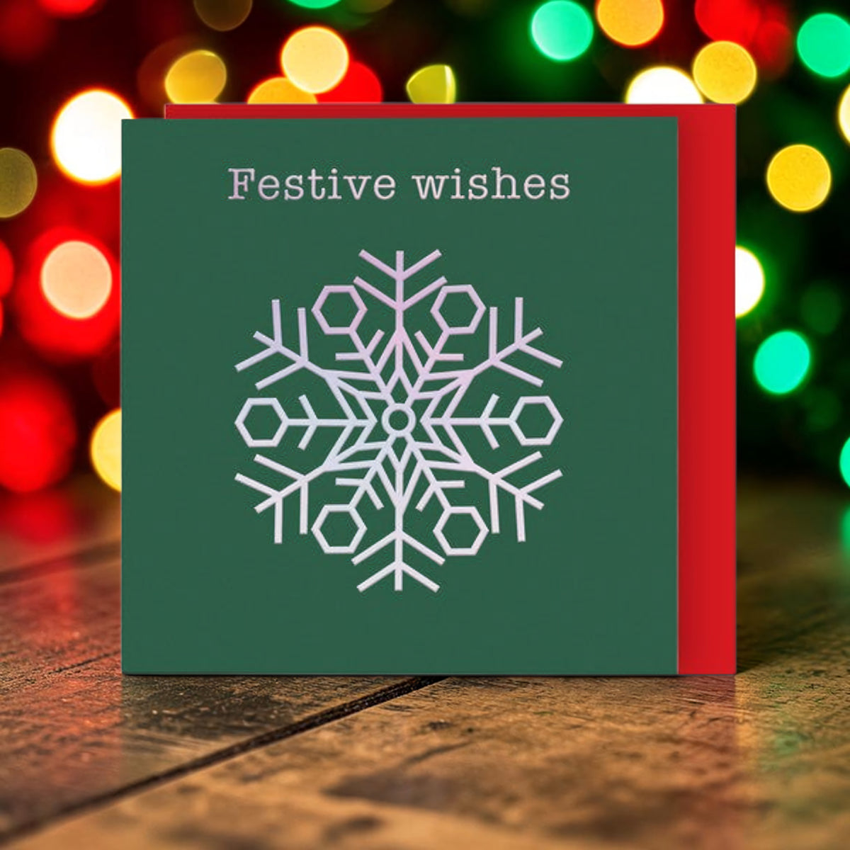 Pink Snowflake Cards- pack of 8