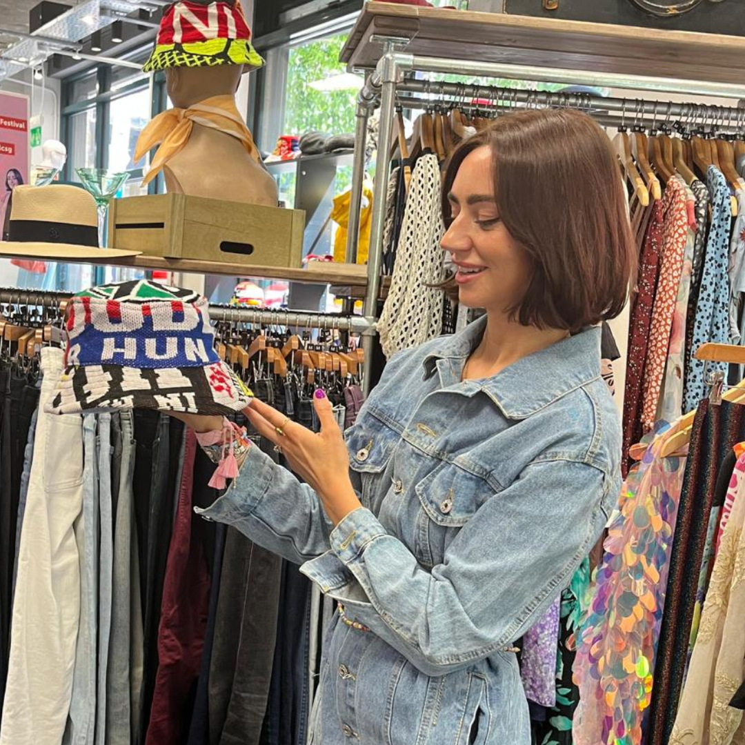 Vintage Scarf Bucket Hat