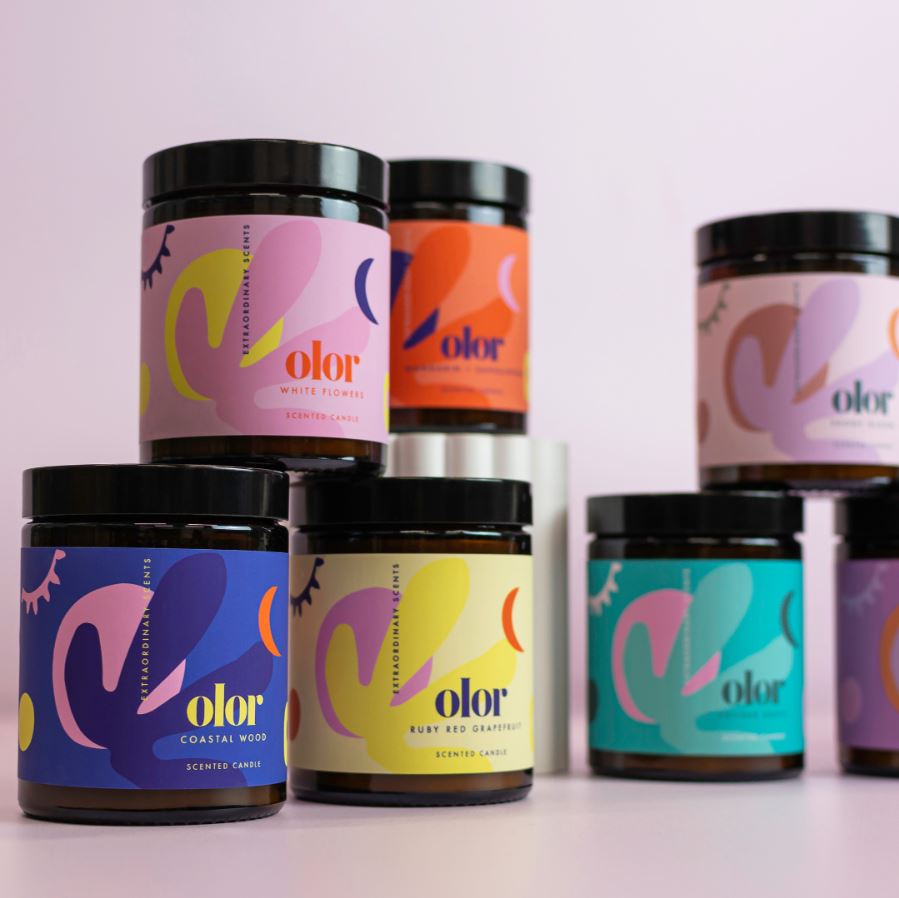 Luxury scented Jar Candle by OLOR