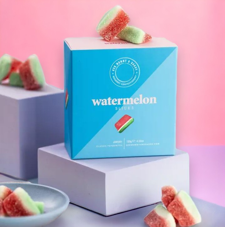 'Watermelon Slices' sweet Box by Ask Mummy & Daddy