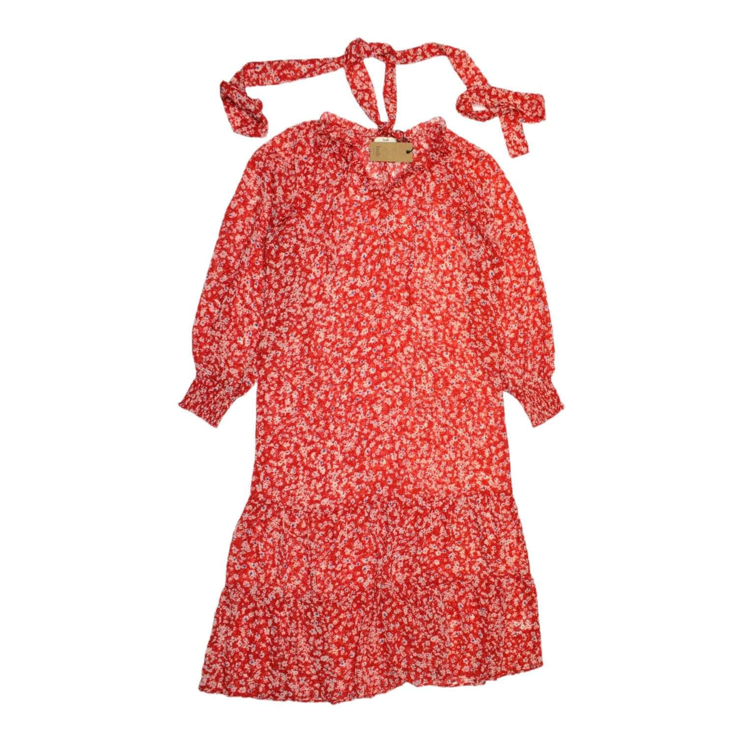 Hush Red Spring Blossom Maxi Dress