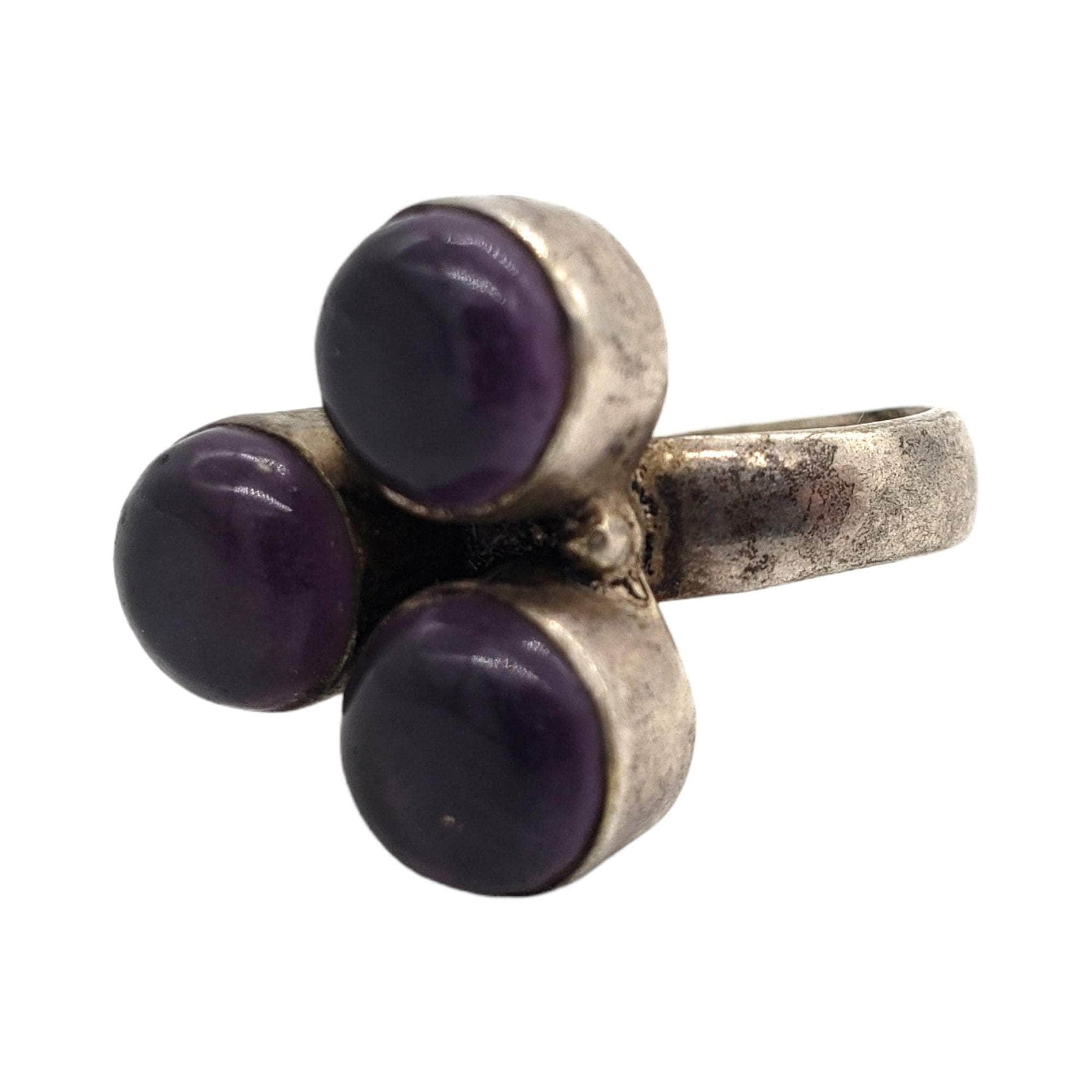 Vintage 925 Silver 3 Stone Ring