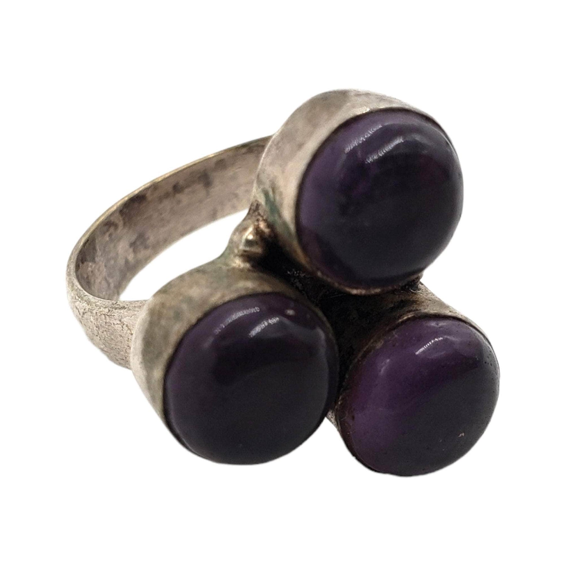 Vintage 925 Silver 3 Stone Ring