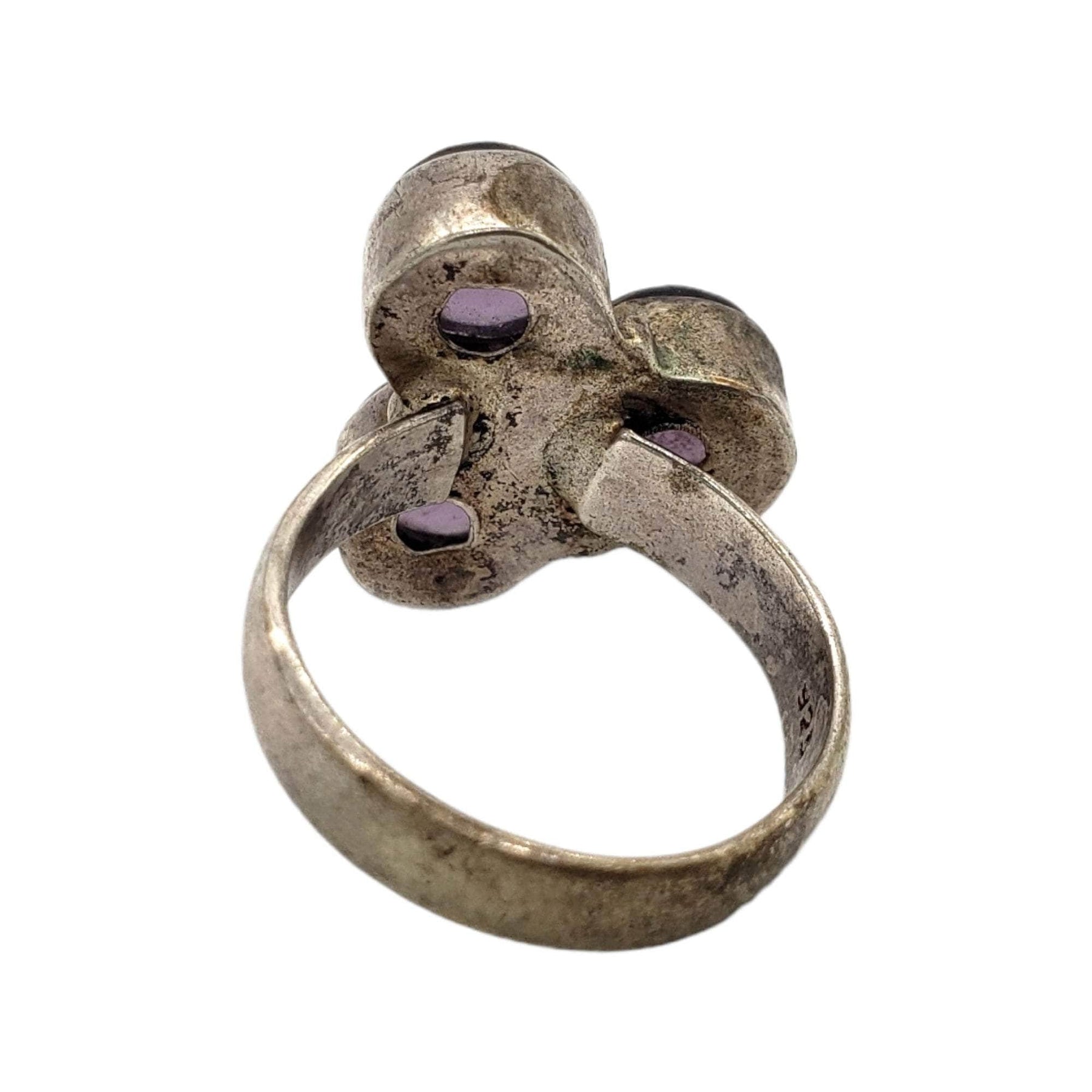 Vintage 925 Silver 3 Stone Ring