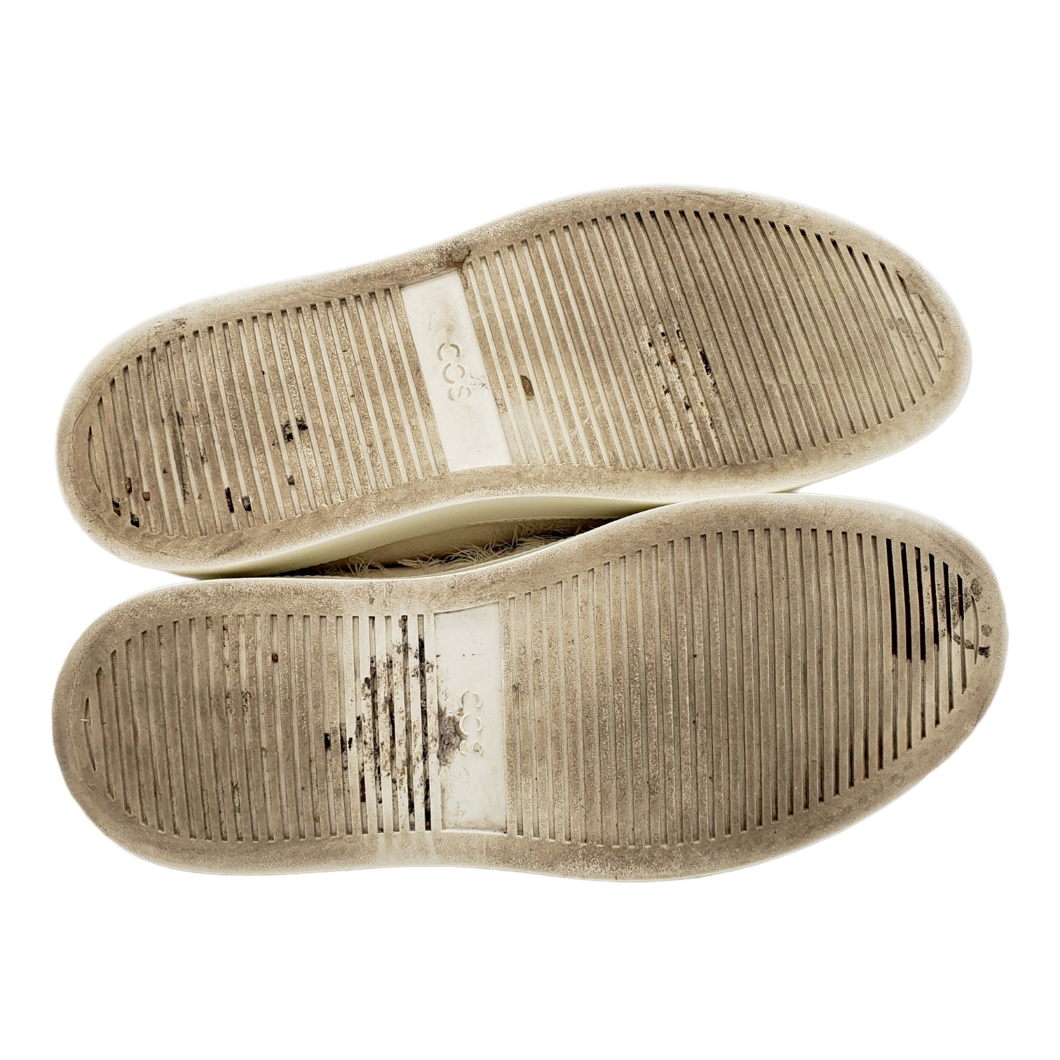 COS Off-White Fringed Flatforms