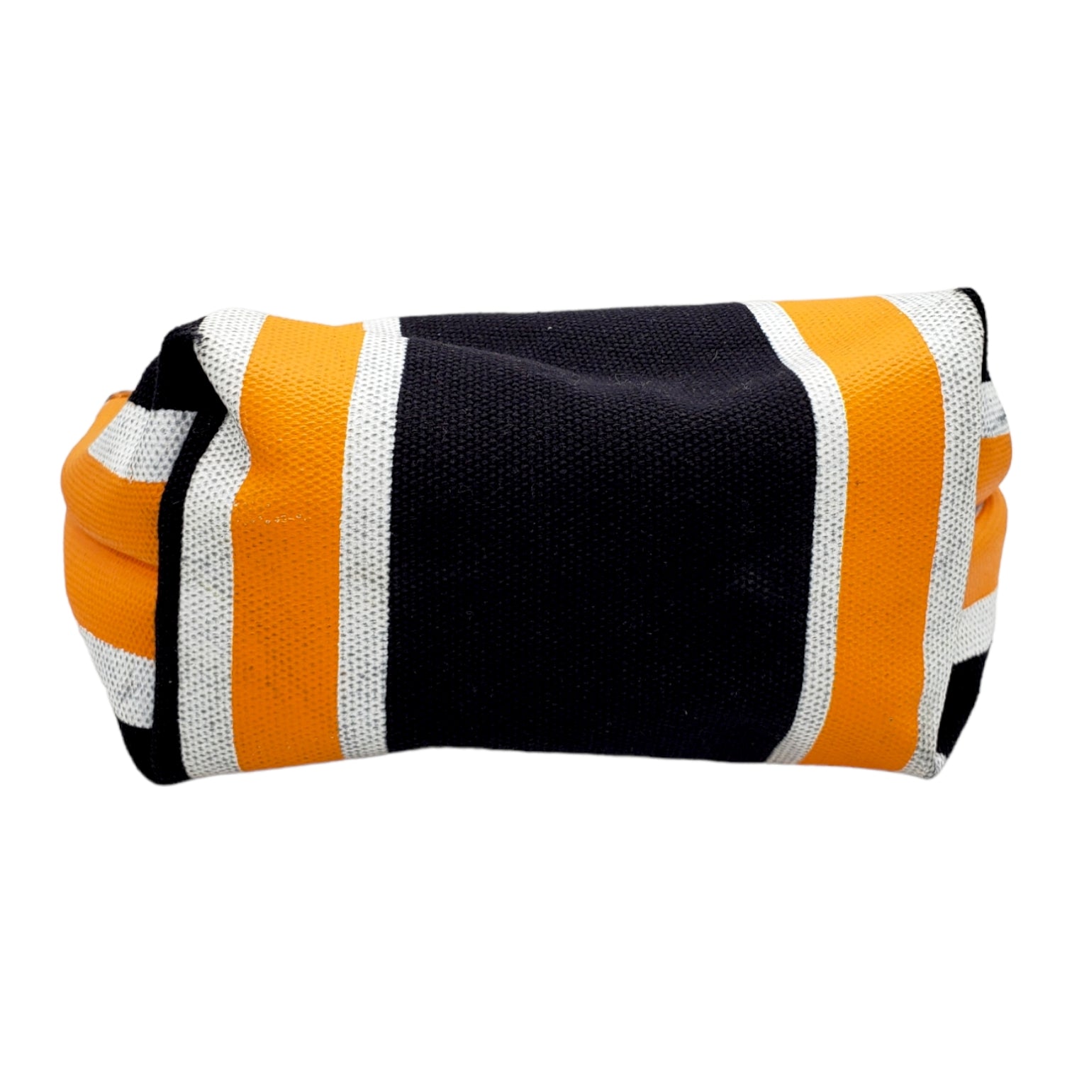 Deadly Ponies Black & Orange Striped Wash Bag