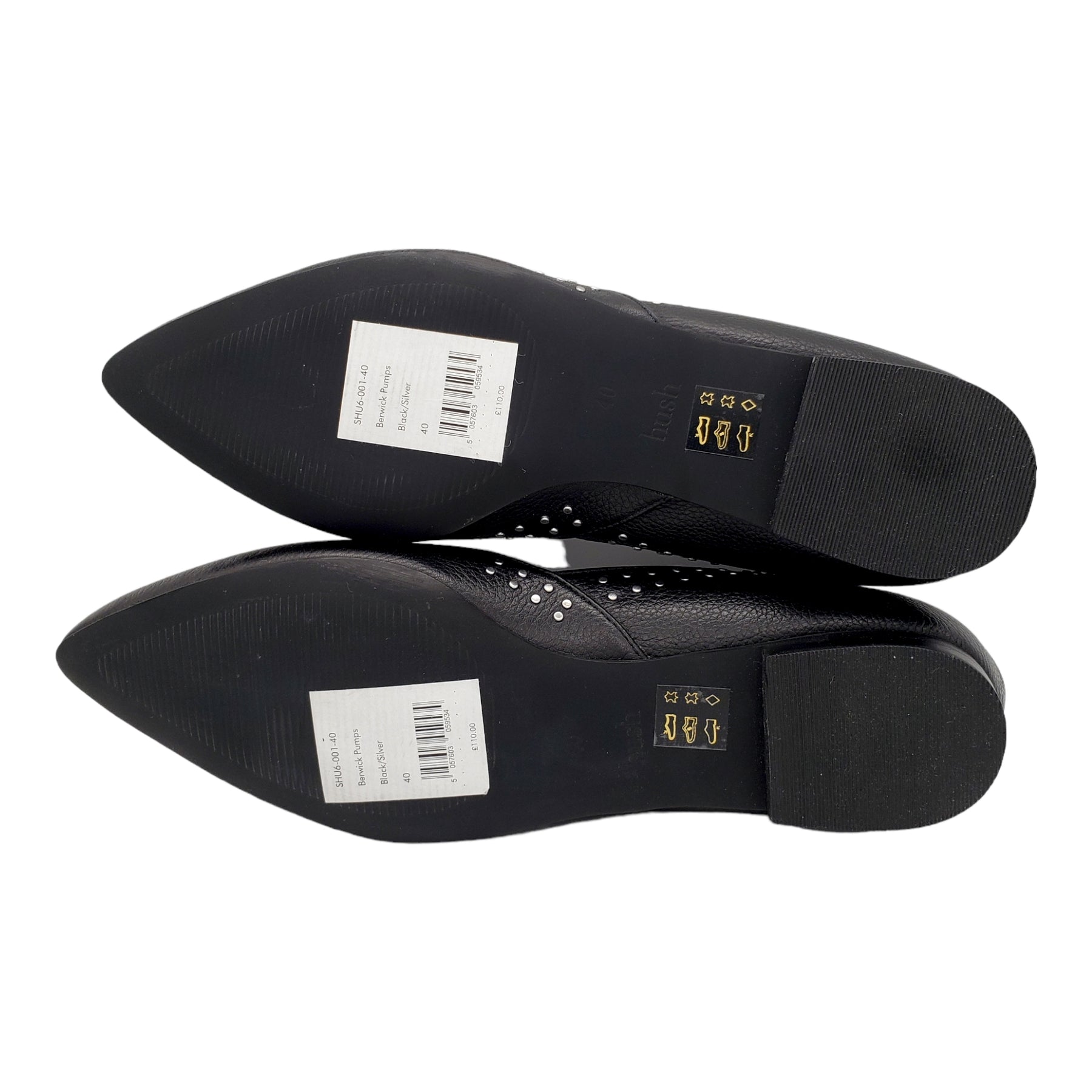 Hush Black/Silver Berwick Pumps