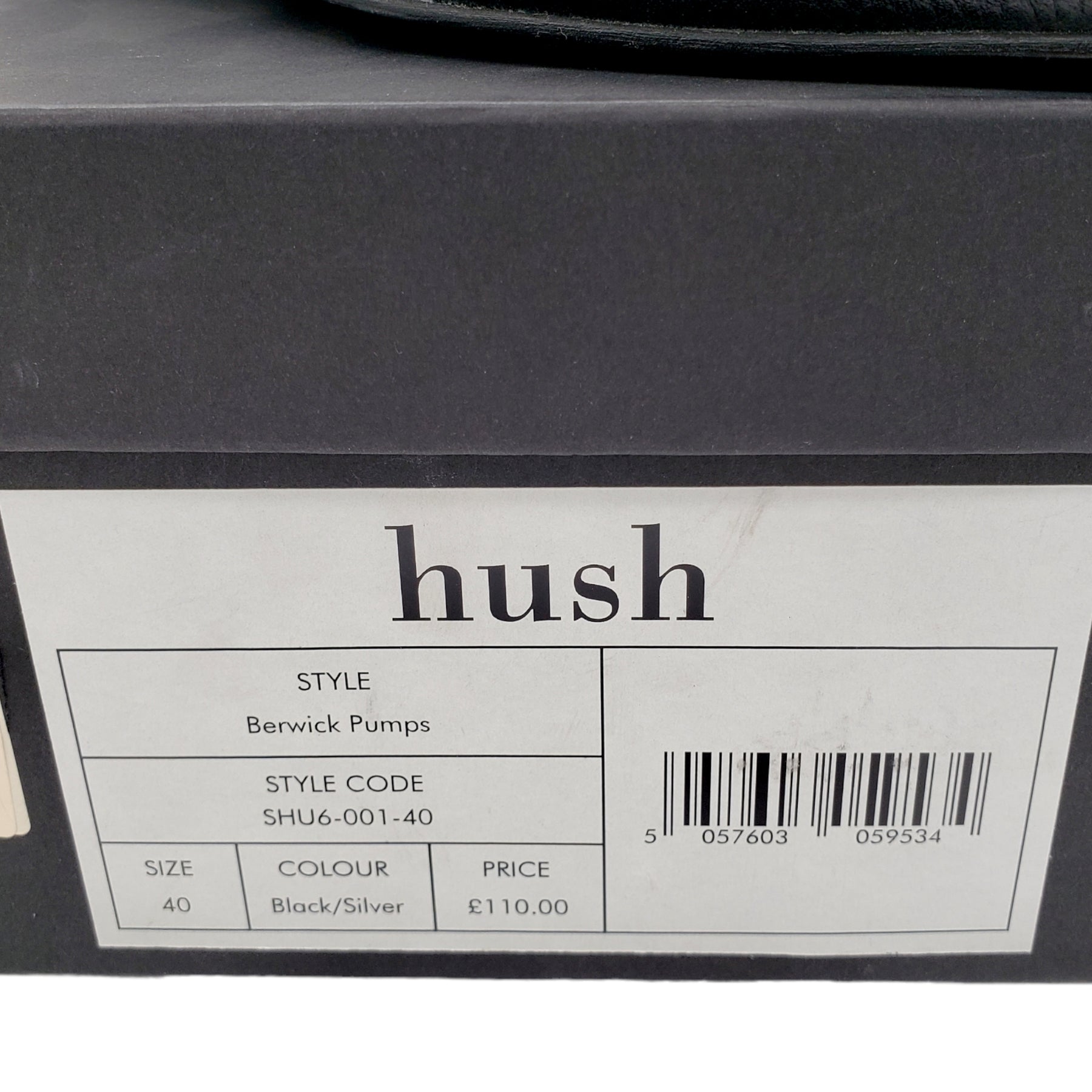 Hush Black/Silver Berwick Pumps