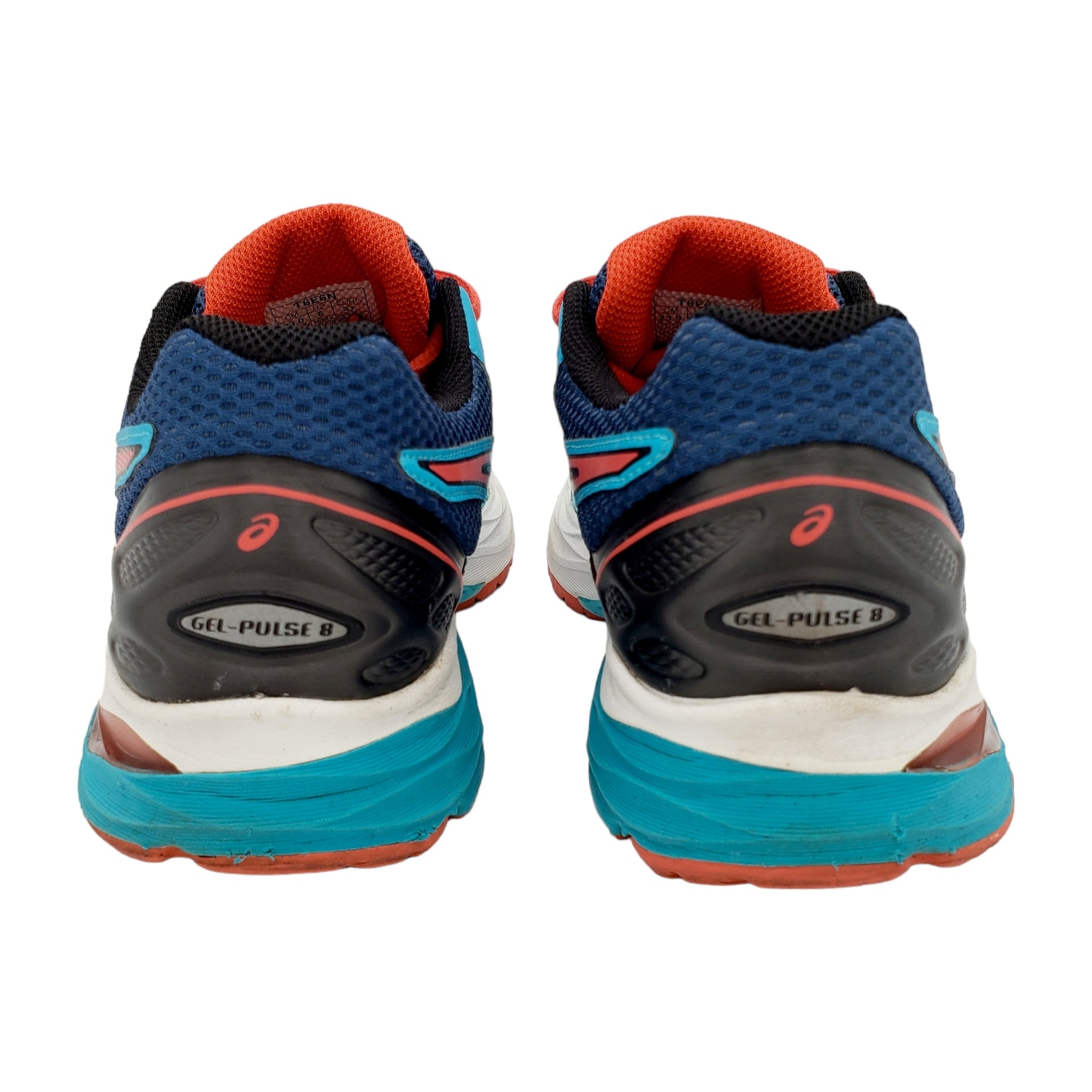 Asics Turquoise/Red Teen Running Shoe