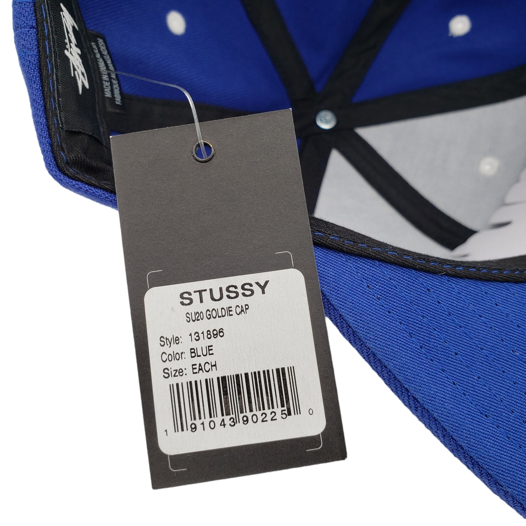 Stussy Cobalt 25 Goldie Baseball Cap