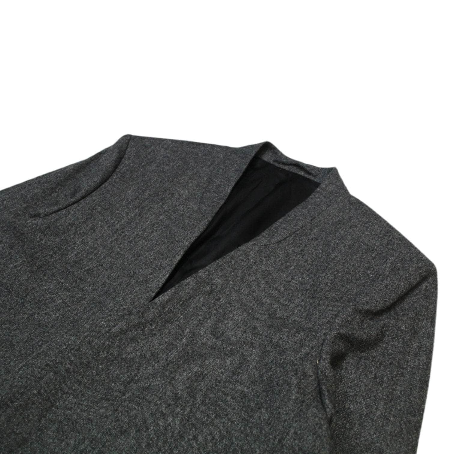COS Grey Collarless Jacket